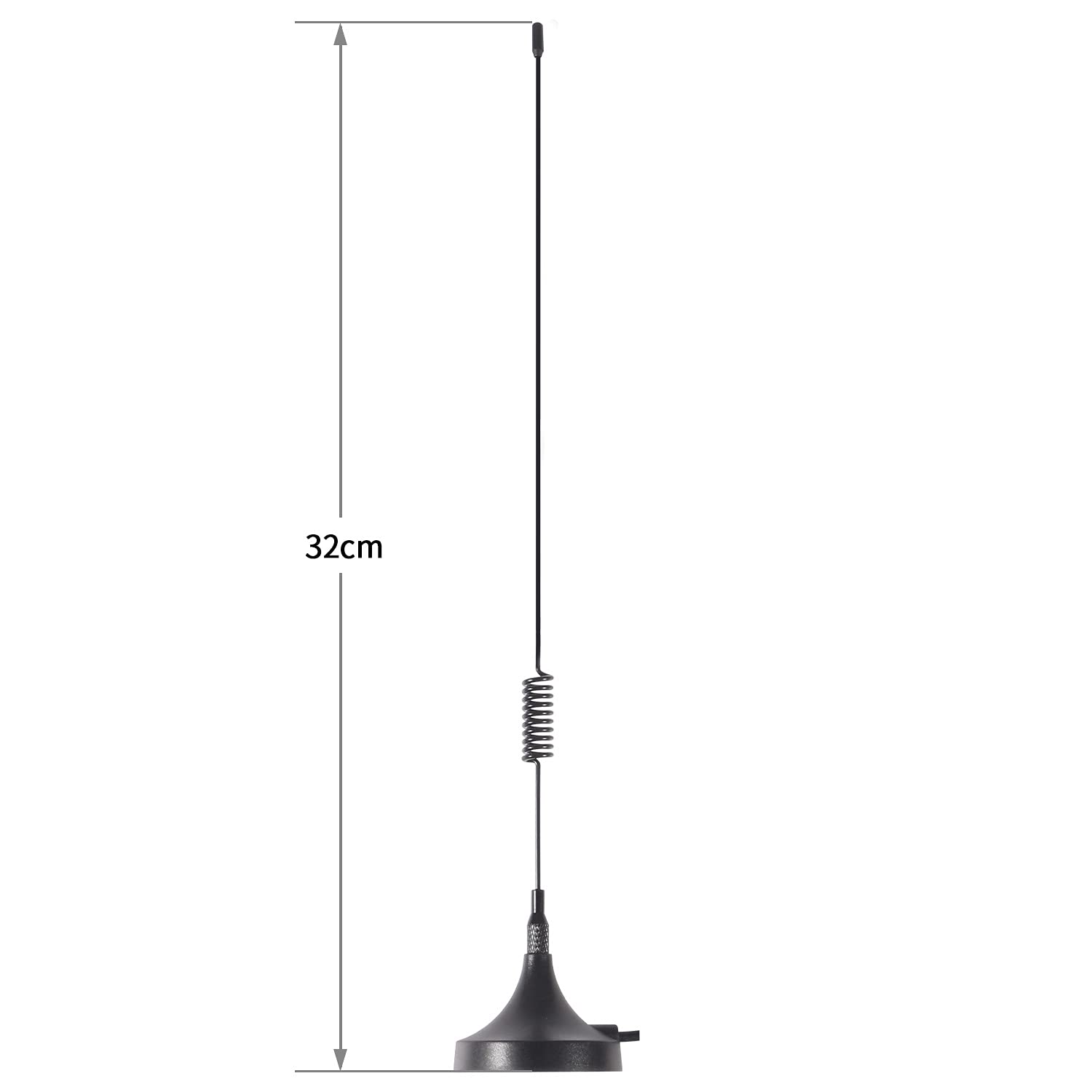 Universal Car Stereo Antenna - FM/AM Radio Antenna with Magnetic Base for Vehicles, Trucks, SUVs, RVs, Marine Boats - Compatible with Car Audio Head Units, CD Players & Media Receivers | Perfect for Road Trips, Commuting & Off-Road Adventures