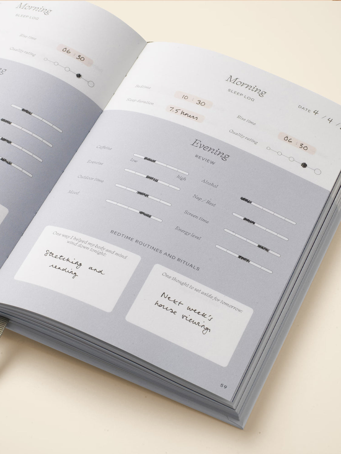 Papier Sleep Journal - Premium Notebook for Dream Tracking & Better Sleep | Perfect for Nighttime Reflection & Relaxation