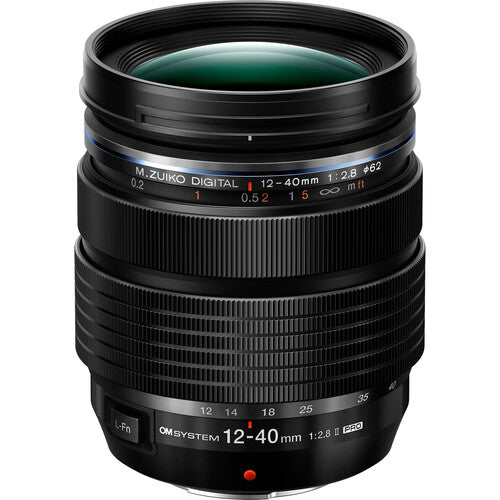 OM SYSTEM M.Zuiko Digital ED 12-40mm f/2.8 PRO II Lens - High Performance Zoom Lens for Micro Four Thirds Cameras - Perfect for Travel, Landscape & Portrait Photography