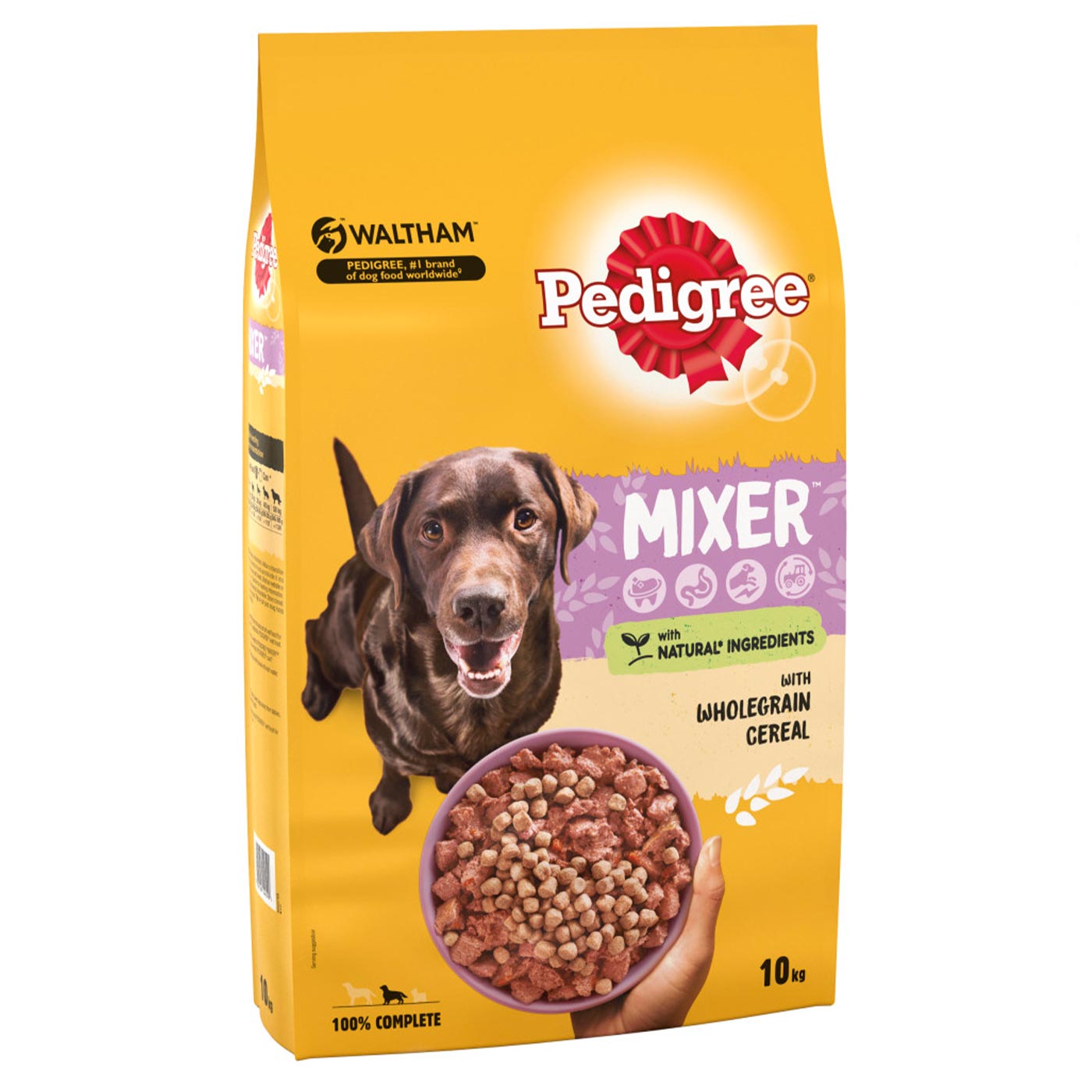 Pedigree Adult Dry Dog Food - Original Flavor, 10kg Bag - High Protein Nutrition for Active Dogs - Perfect for Daily Meals & Training Rewards