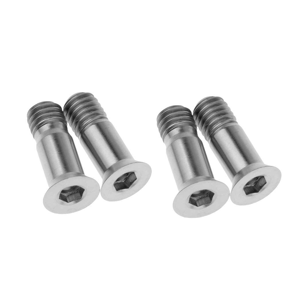 Titanium M5x14.5mm Bike Bolts - Rear Derailleur Screws for Cycling (Pack of 4)