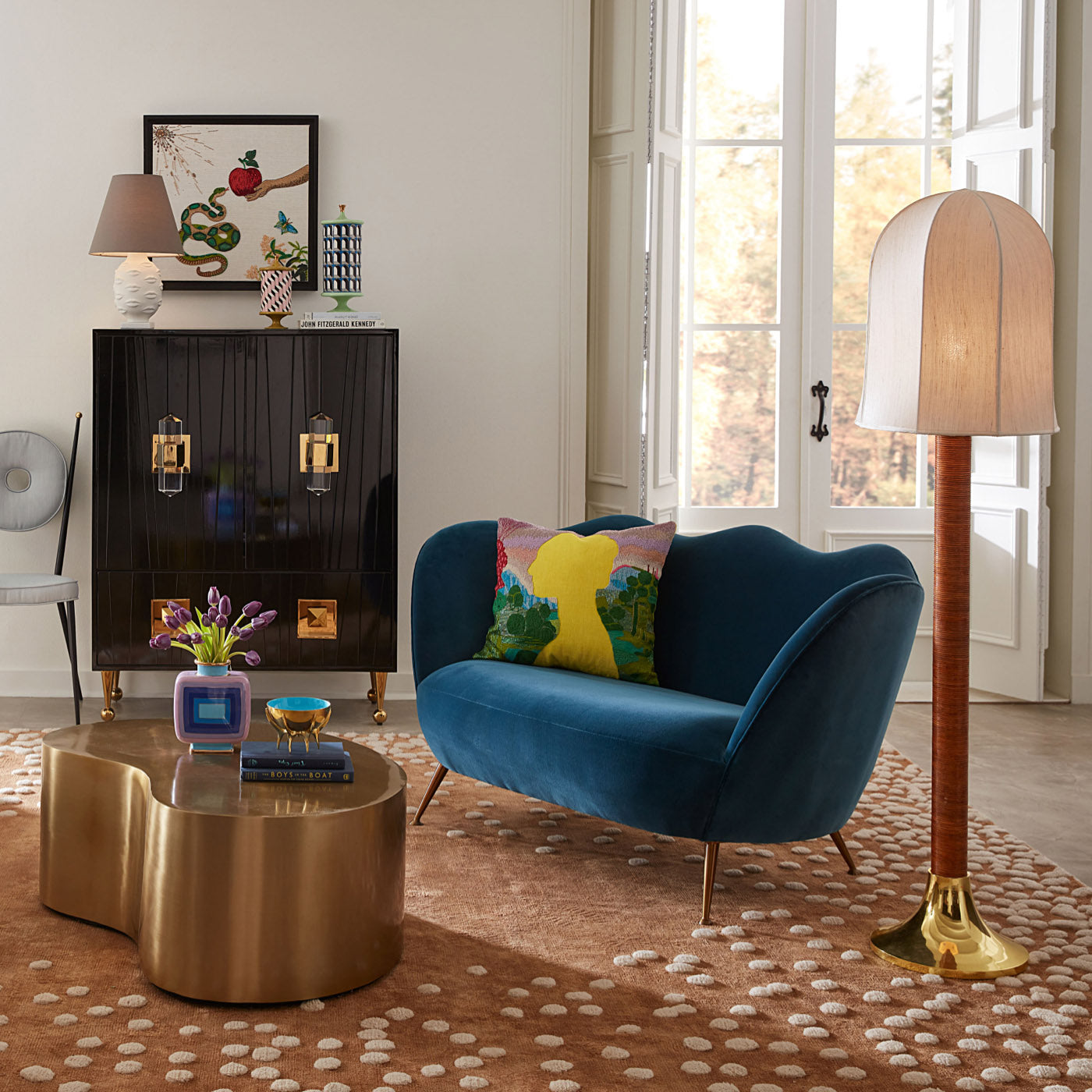 Modern Ripple Apartment Sofa - Comfortable 3-Seater Couch for Small Spaces - Perfect for Living Rooms, Studios & Apartments