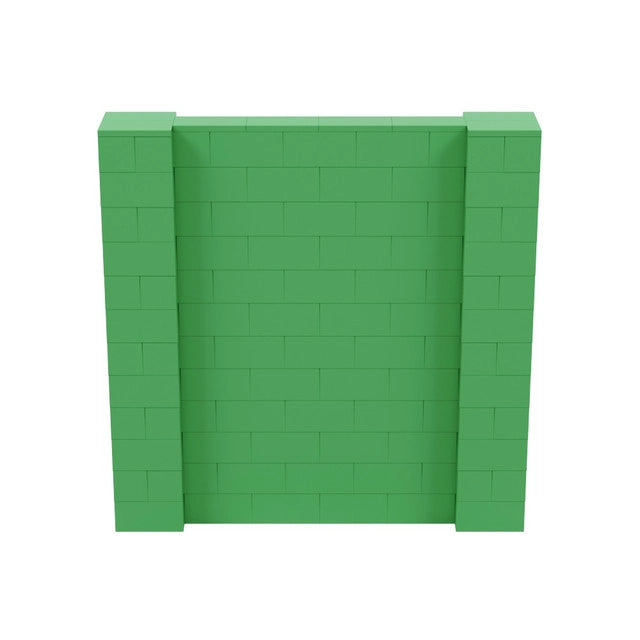 EverBlock Simple Wall Kit - 6' x 6' Modular Building Blocks for DIY Room Dividers, Play Areas & Office Partitions | Easy Assembly Plastic Wall Panels for Home, School & Commercial Spaces