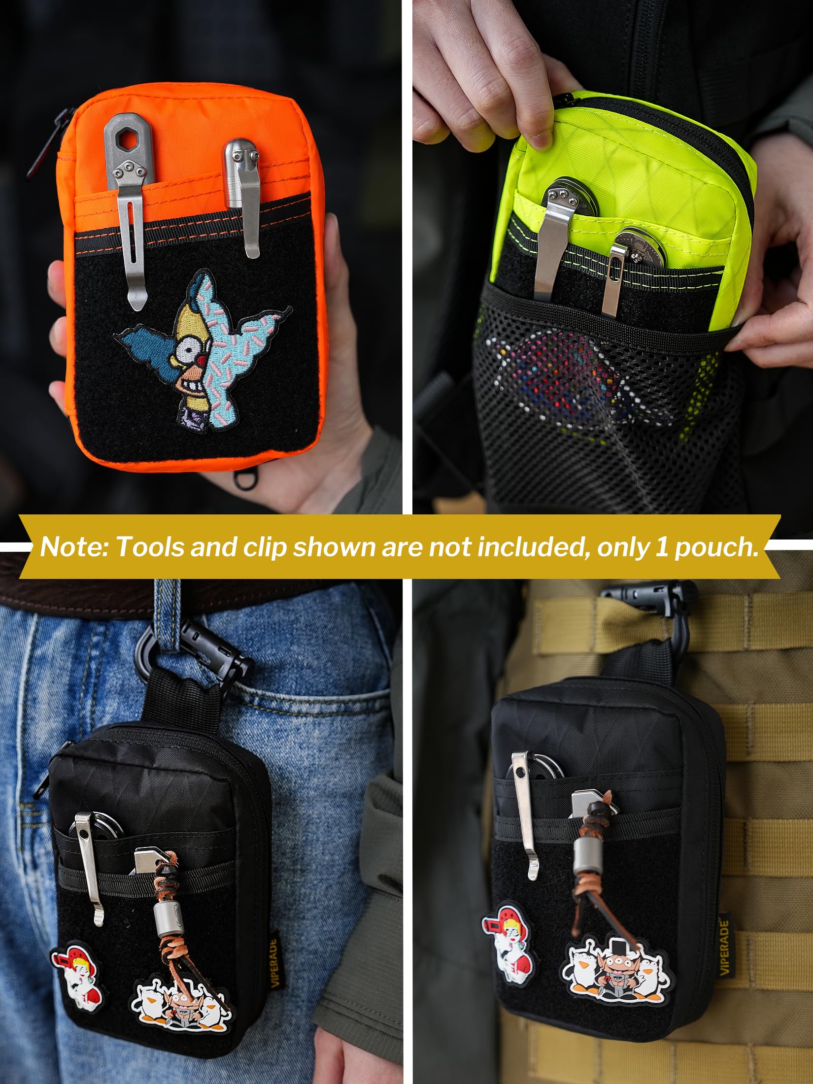 VIPERADE VE26 EDC Pouch - Compact Tactical Organizer for Multitools, Knives & Everyday Carry Gear | Perfect for Hiking, Camping & Outdoor Adventures