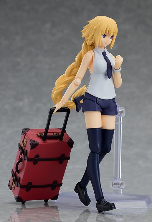 Fate/Apocrypha Figma #466 Ruler Jeanne d'Arc (Casual Version) - Anime Action Figure for Collectors & Display - Perfect for Cosplay, Shelf Decoration & Anime Fans
