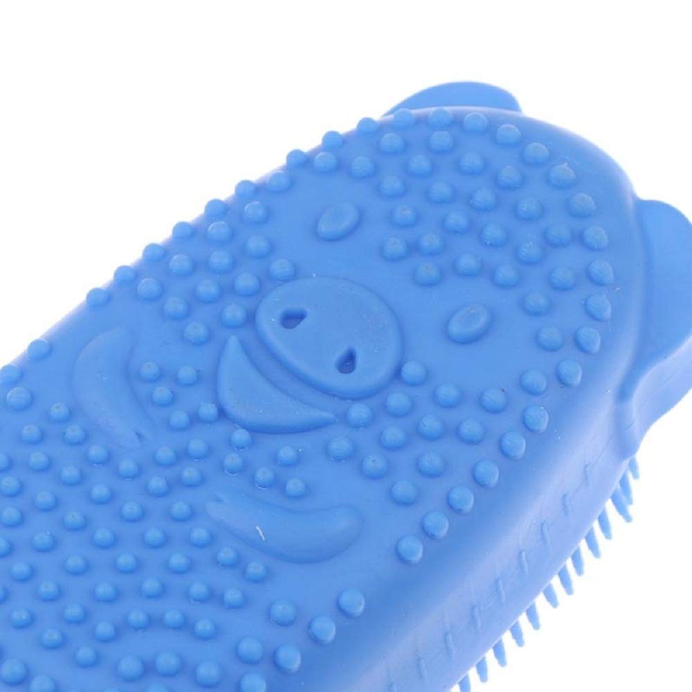 Kytaste Soft Silicone Bath Shower Massage Body Wash Brush - Exfoliating & Cleansing Shampoo Brush with Silica Bubbles (Multi-Color) for Spa, Home & Travel Use