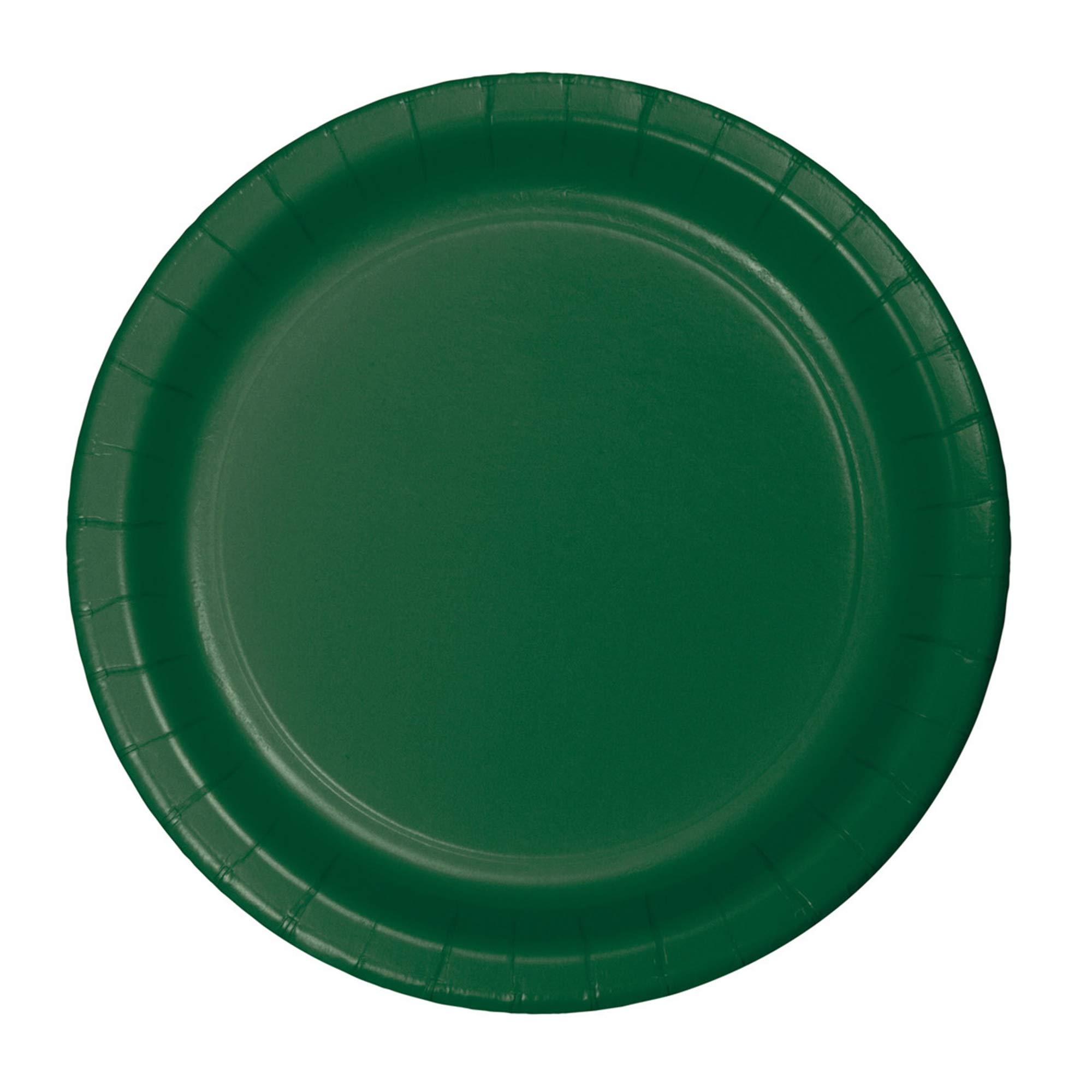 240 Pack Hunter Green Disposable Paper Plates 10 Inch - Elegant Dinner Party, Banquet, Picnic & BBQ Disposable Tableware for Weddings, Birthdays & Events