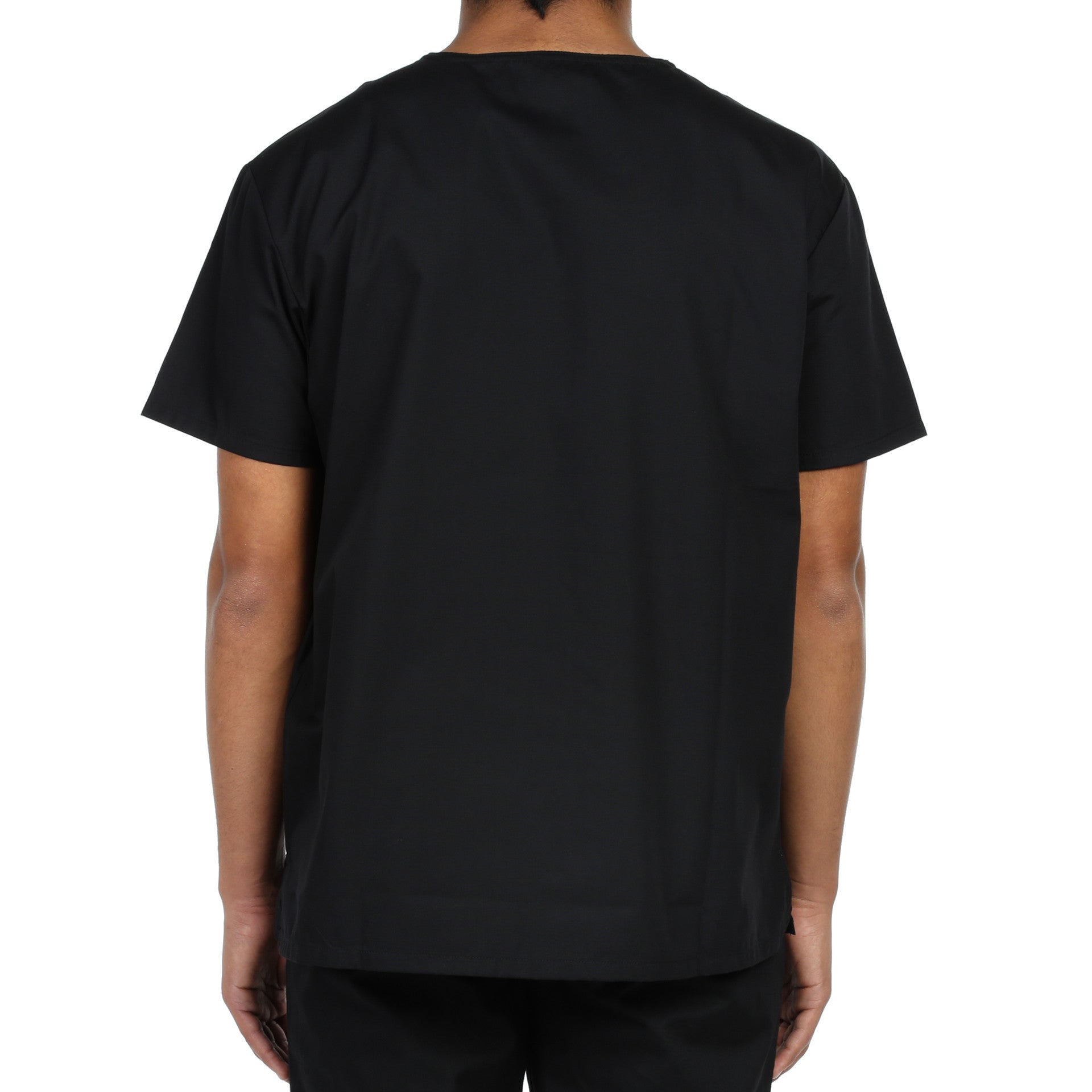 Dickies Unisex V-Neck One Pocket Scrub Top - Black | Comfortable Medical Uniform for Nurses & Healthcare Professionals | Perfect for Hospitals, Clinics & Dental Offices