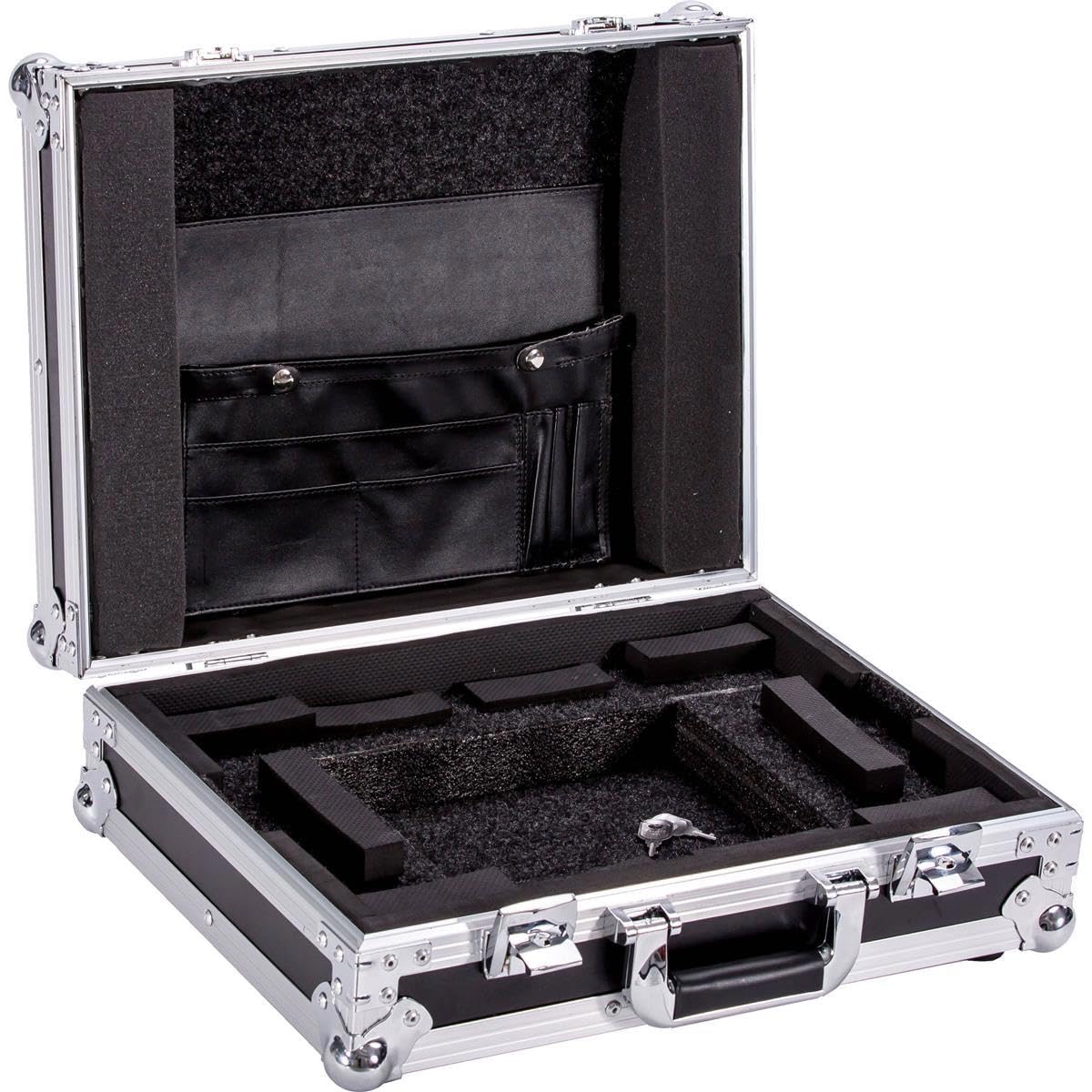 DEEJAYLED TBH Flight Case for 15 Inch Laptop & Accessories - Protective Hard Shell Carrying Case for Travel, Business & DJ Equipment (TBHLAPTOP15) - Perfect for Airplane, Office & Music Performances