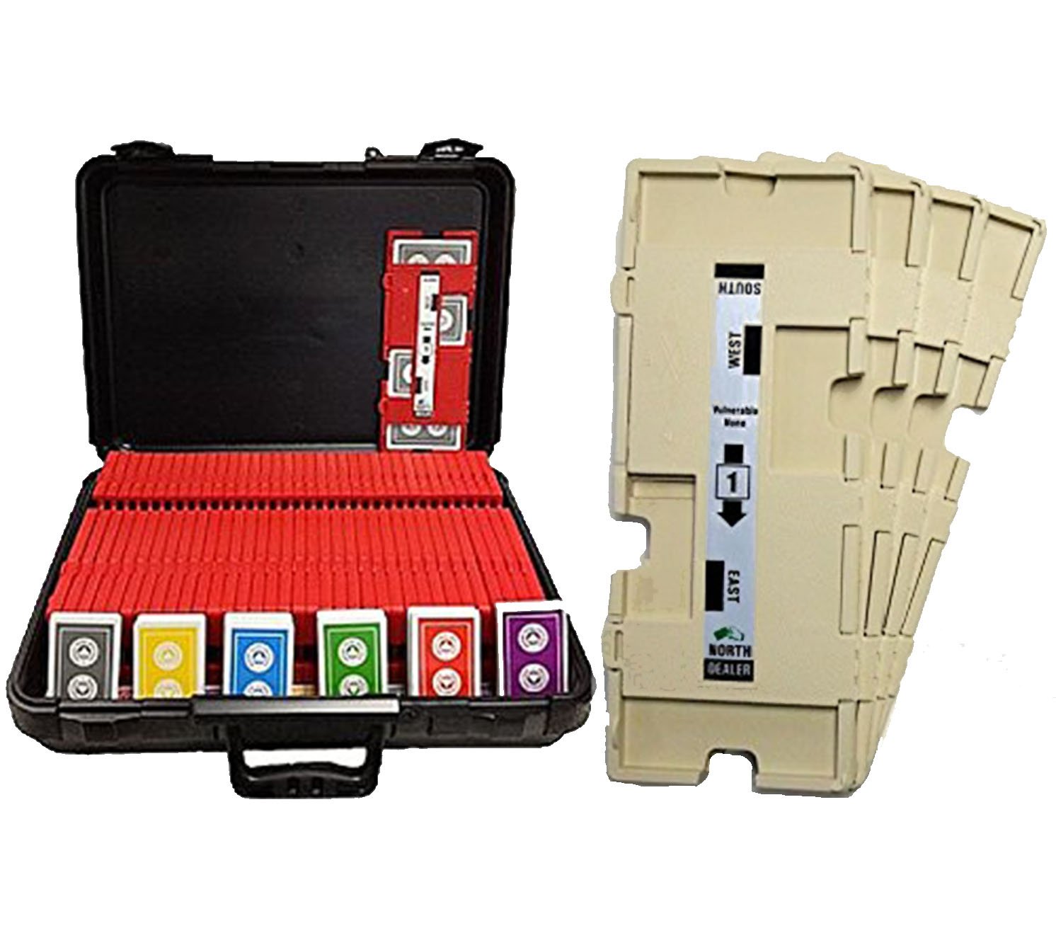36 Imperial-Plus Duplicate Bridge Boards with 36 Decks ACBL Approved Playing Cards & Premium Carrying Case - Perfect for Bridge Tournaments, Home Games & Travel