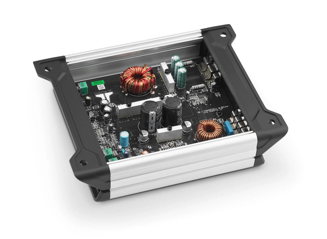 JL Audio JD250/1 Monoblock Class D Subwoofer Amplifier - 250W RMS Power for Car Audio & Home Theater Systems | High-Performance Bass Boost for Deep Sound Experience