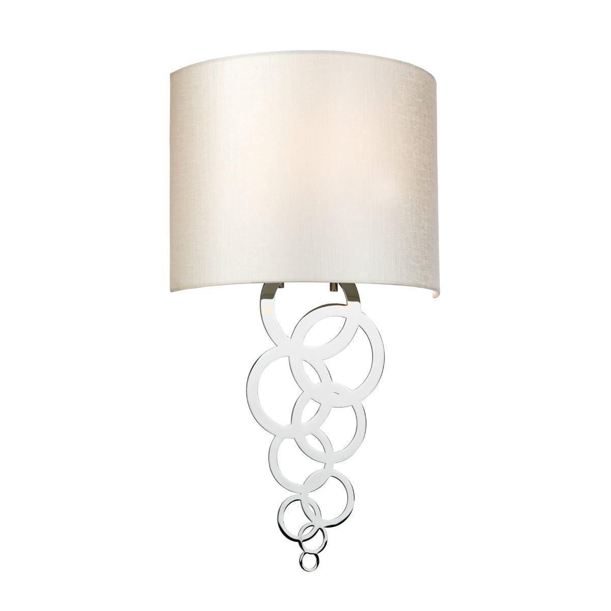 Elstead Curtis Medium 1-Light Polished Chrome Wall Sconce - Perfect for Bedroom, Hallway, and Entryway Lighting