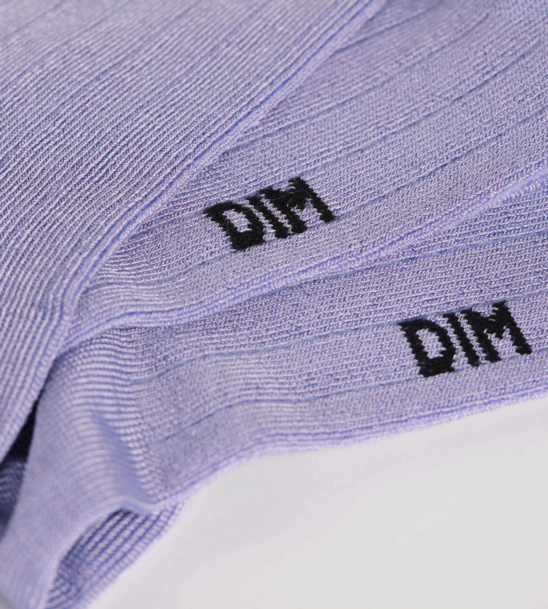 Lila Dim Women's Ribbed Cotton Satin Socks - Soft & Comfortable for Everyday Wear, Work, and Casual Outfits