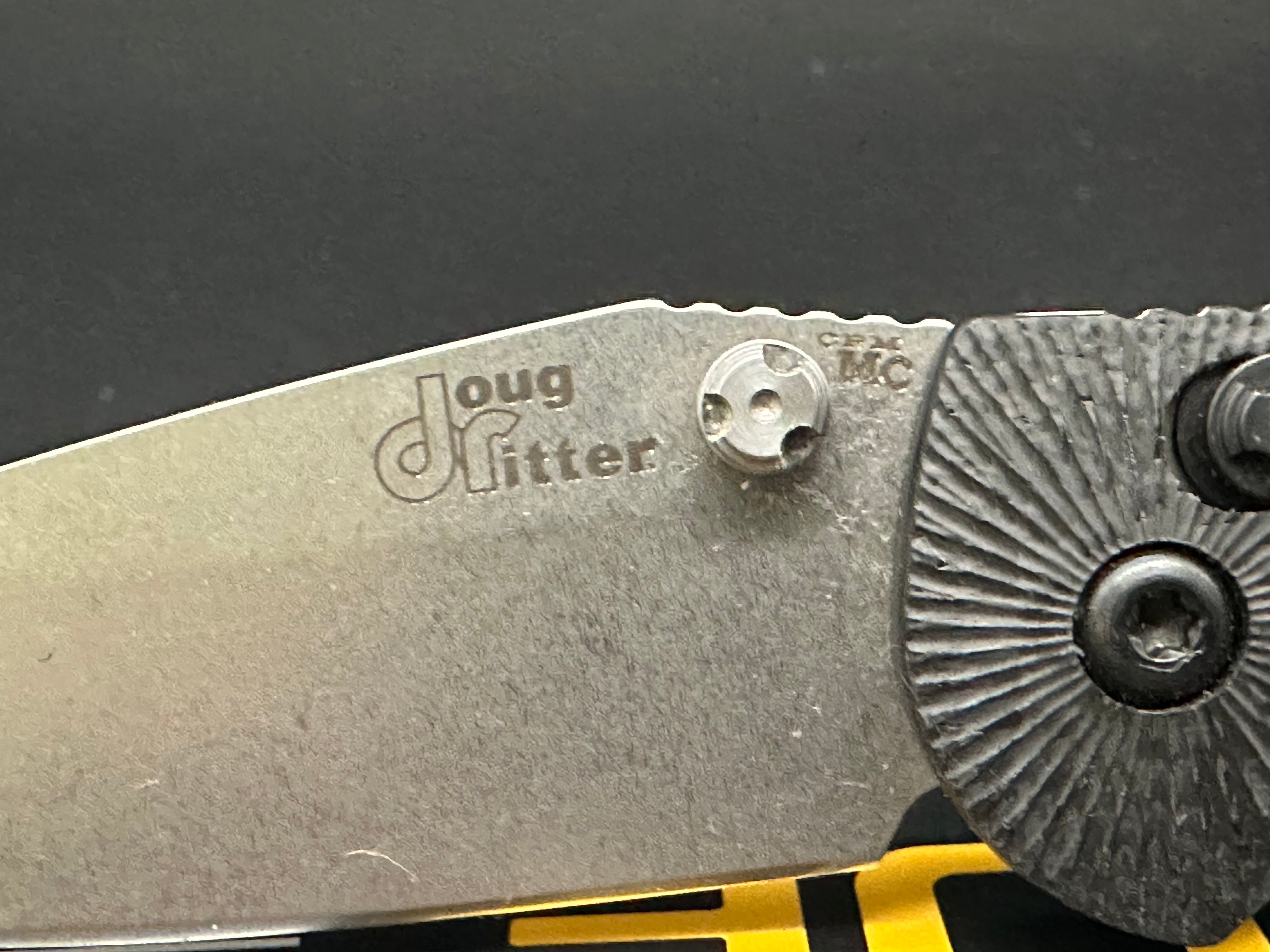Doug Ritter Mini RSK Carbon Fiber Pocket Knife with Magnacut Steel - EDC, Outdoor, Camping & Survival Tool