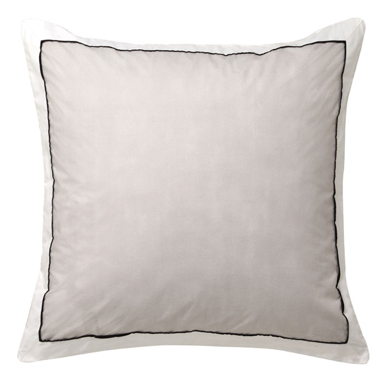 Premium Essex Stone European Pillowcase Set - Luxury 100% Cotton Bedding by Logan & Mason | Perfect for Master Bedrooms, Guest Rooms & Airbnb Stays