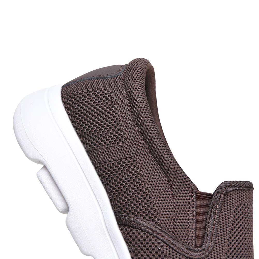TIOSEBON Men's Breathable Mesh Slip-On Loafers - Lightweight Walking Shoes for Work, Driving & Tennis | Comfortable Casual Shoes for Men | Perfect for Office, Travel & Daily Wear
