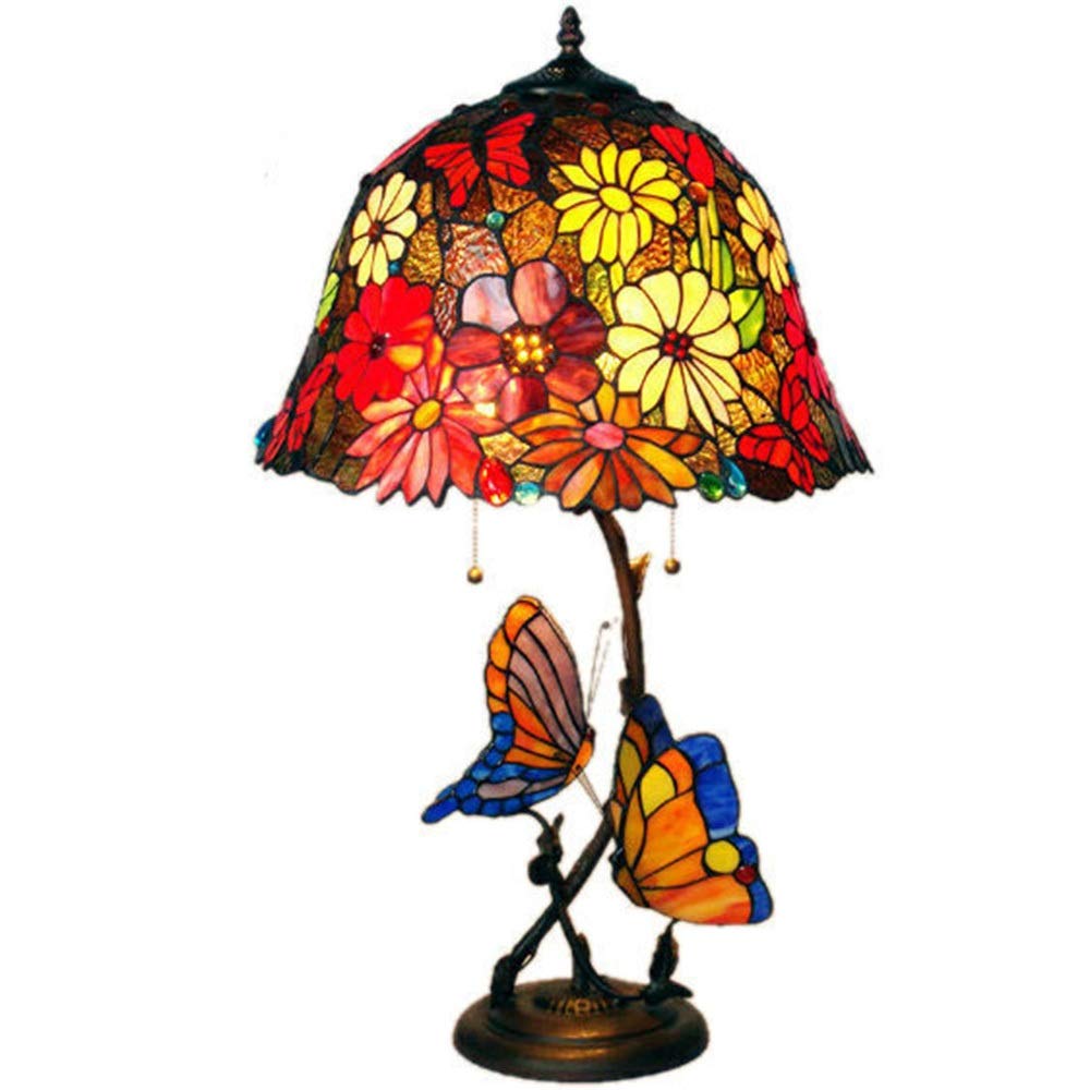 Creative LED Tiffany Table Lamp - 16-inch Sunflower Design for Home Decor, Living Room & Bedroom - Soft Eye Protection Lighting | Perfect for Cozy Nights, Romantic Ambiance & Gift Giving