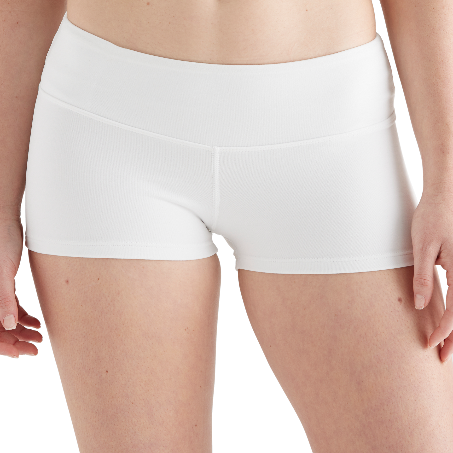 Women's Low Rise Matte Shorts - Stretchy Comfortable Workout & Lounge Shorts for Yoga, Running, and Casual Wear