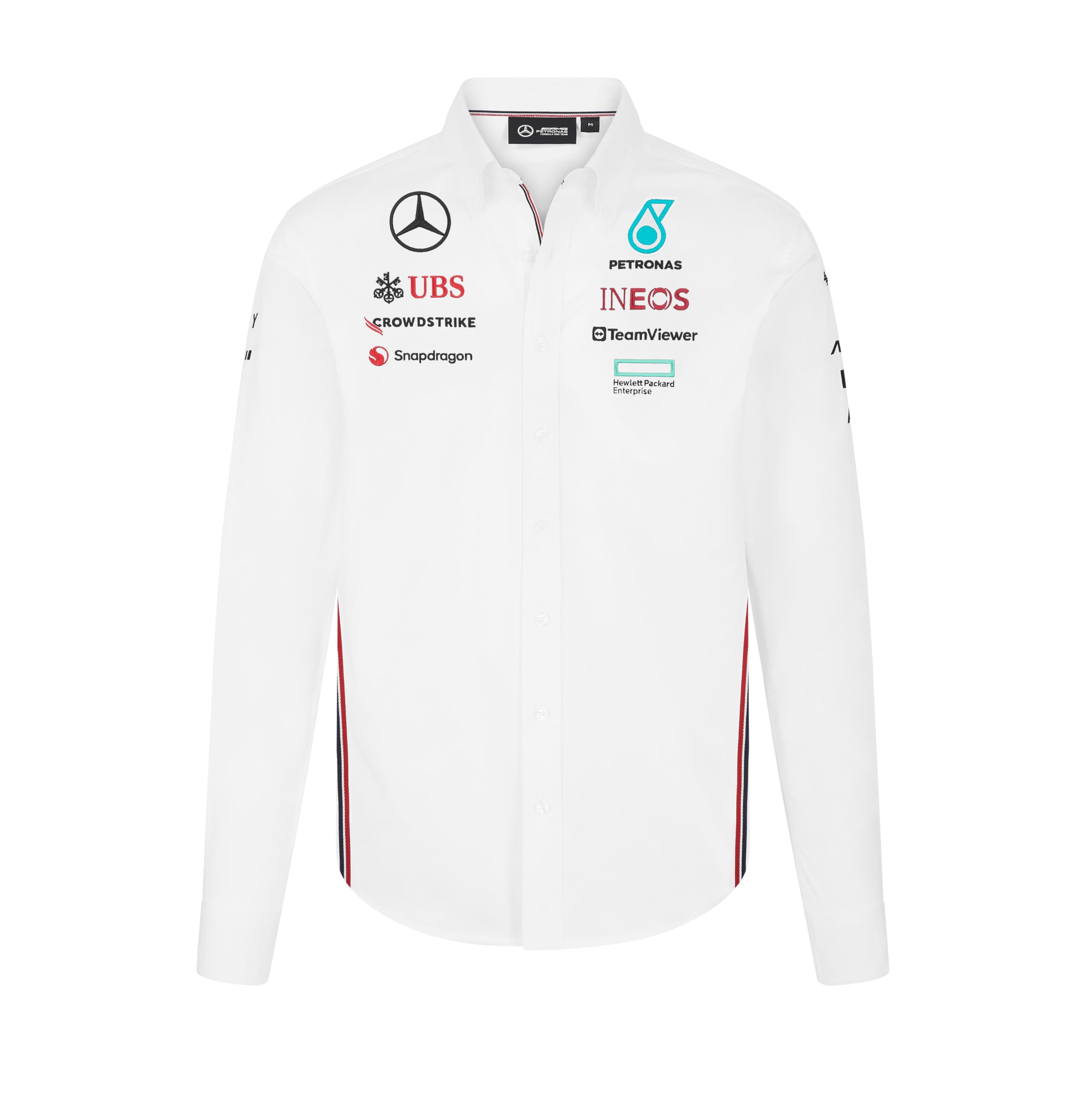 2024 Mercedes AMG Petronas F1 Team Men's Polo Shirt - Official Formula 1 Racing Apparel for Fans & Enthusiasts - Perfect for Race Day, Sports Events & Casual Wear