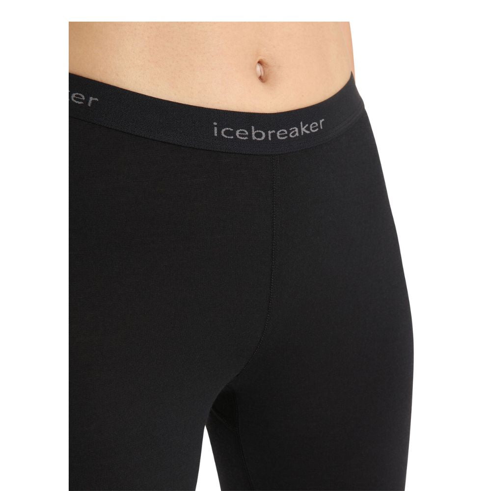 Icebreaker Women's Merino 200 Oasis Thermal Leggings - Soft Wool Base Layer for Hiking, Yoga & Winter Activities | Warm & Breathable Merino Wool Pants for Outdoor Adventures & Cold Weather