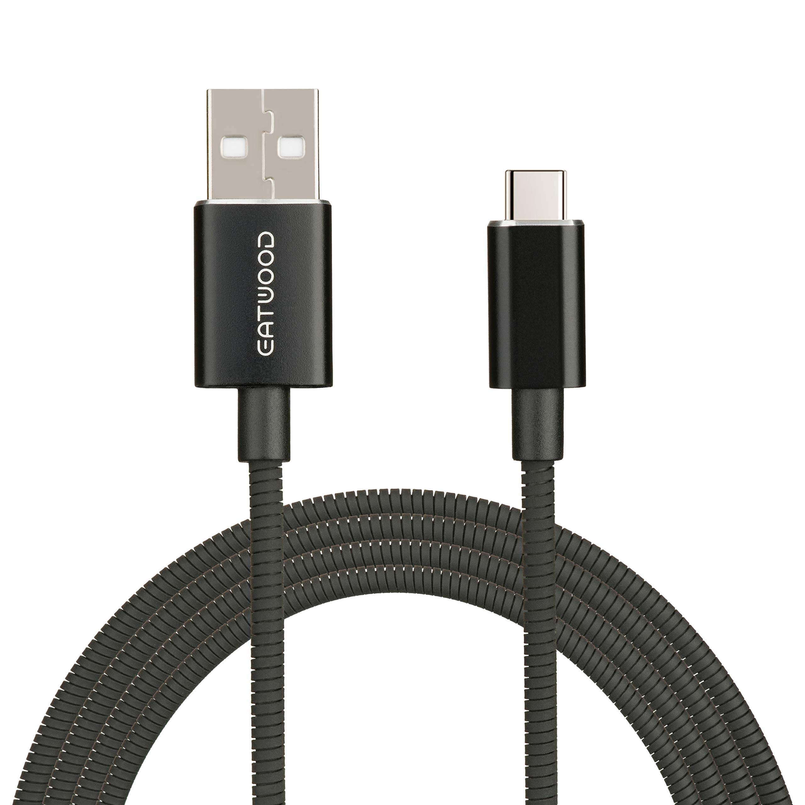 High-Speed USB Type C Fast Charging Cable 3A 6ft - Durable Nylon Braided USB-C Cable for iPhone 15/14/13, Samsung Galaxy, iPad, MacBook & More - Perfect for Home, Office & Travel Charging