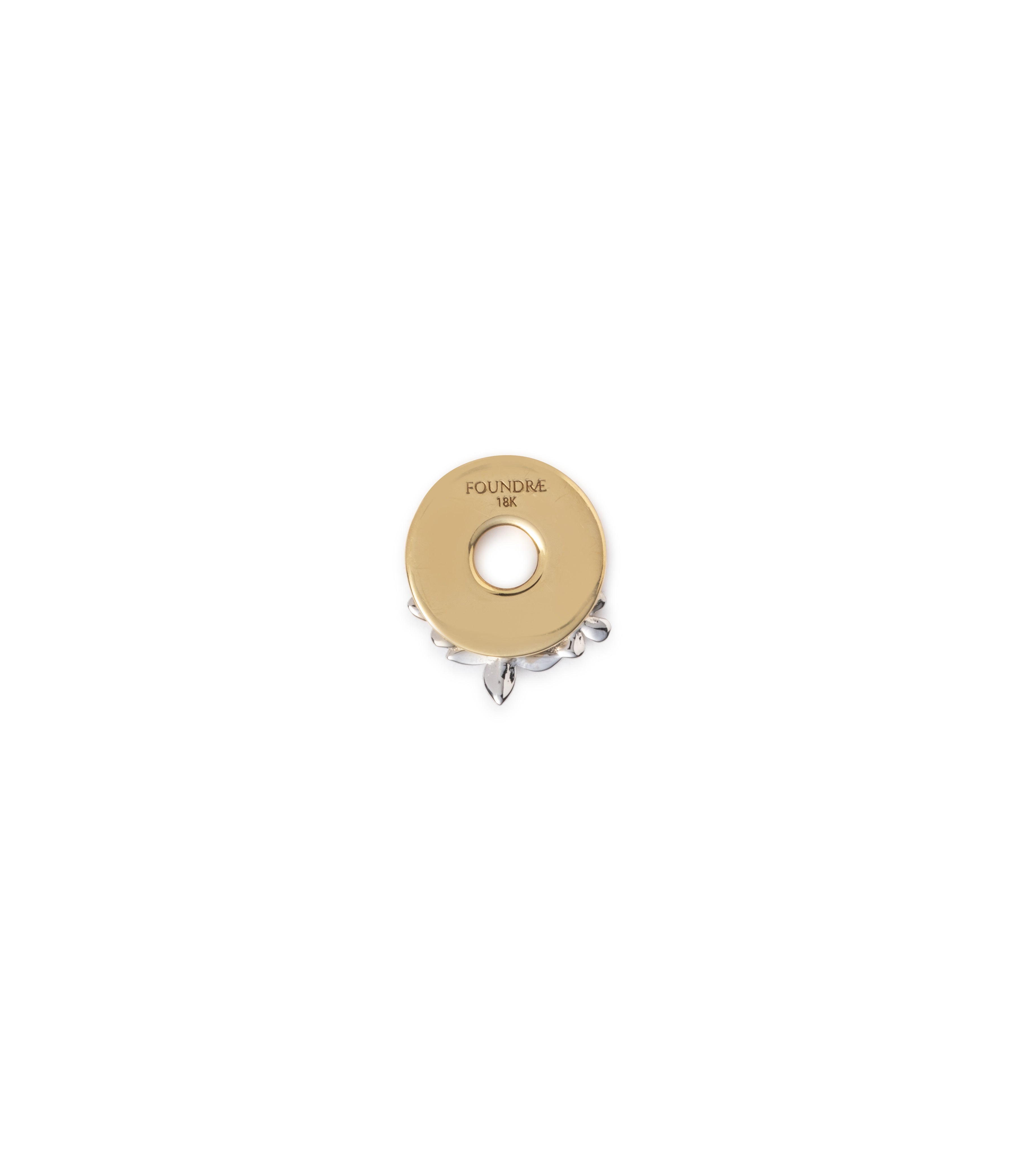 Luxury Resilience Disk Bracelet in Mixed Gold with Genuine Diamonds - Elegant Jewelry for Women, Perfect for Parties, Weddings & Special Occasions