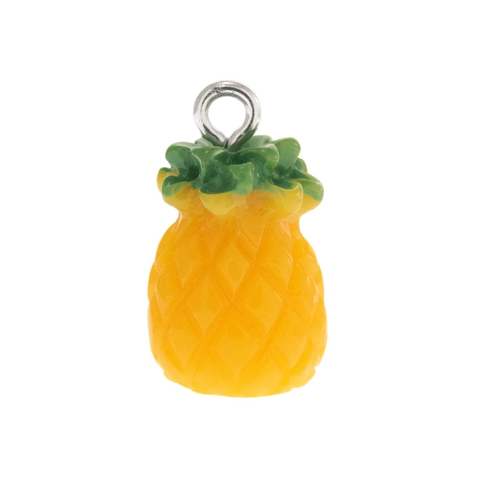 Vibrant Yellow Acrylic Pineapple Dangle Earrings for Women - Summer Statement Jewelry, Hawaiian Beach Party Accessories, Tropical Vacation Outfit Enhancer