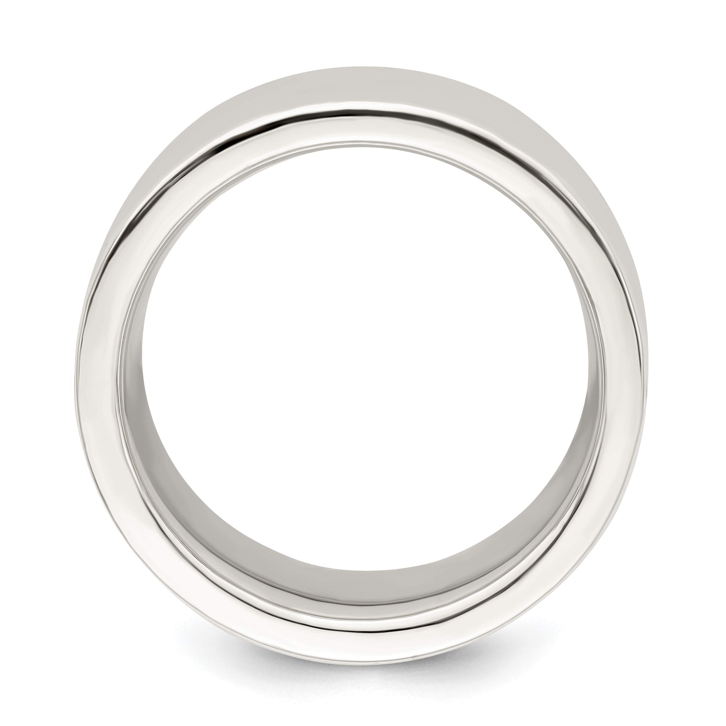 10mm Comfort Fit Sterling Silver Wedding Band Ring for Men & Women - Perfect for Engagements, Anniversaries, and Everyday Wear