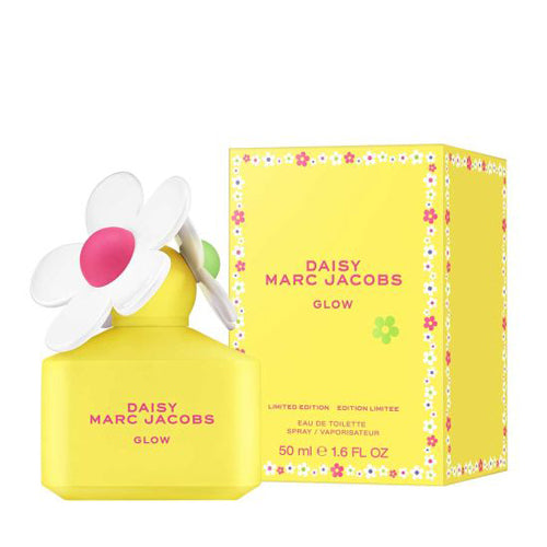 Marc Jacobs Daisy Glow Eau de Toilette 50ml for Women - Floral & Fruity Perfume for Daytime Wear, Date Nights & Special Occasions