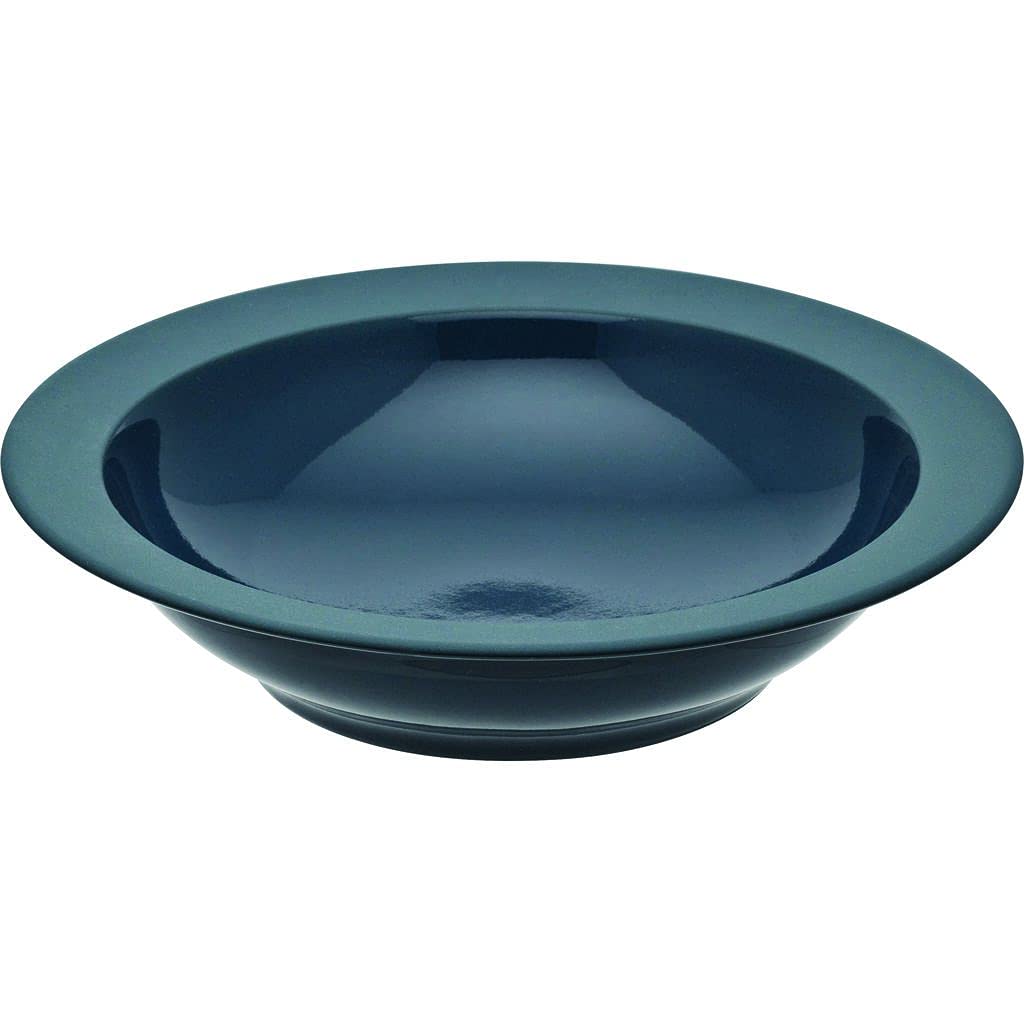 Bahia French Porcelain Cereal Bowl Set of 4 - 20cm Modern Ceramic Dishware for Kitchen | Microwave & Dishwasher Safe | Made in France | Elegant Bluestone Design | Perfect for Breakfast, Soup, Salad & Dessert Serving