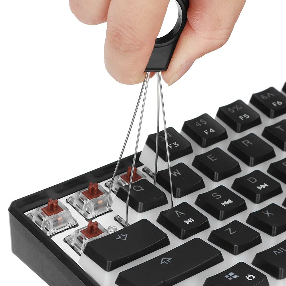 GK GAMAKAY MK61 61-Key RGB Gaming Keyboard - Gateron Optical Switches, Pudding Keycaps, Waterproof (Yellow Switch V2) for Esports & Office