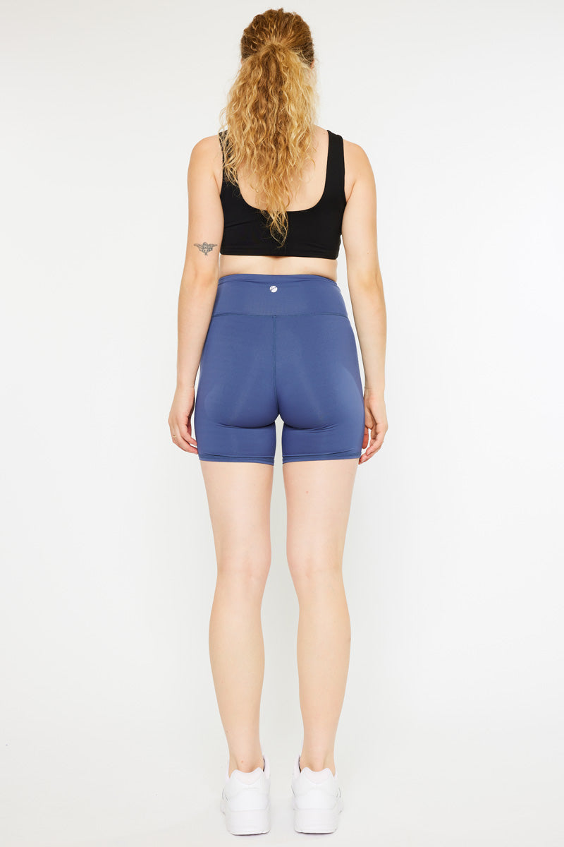 Neptune Mid Rise Active Shorts for Women - High Waist Yoga Running Workout Shorts with Pockets - Perfect for Gym, Jogging, and Lounge Wear