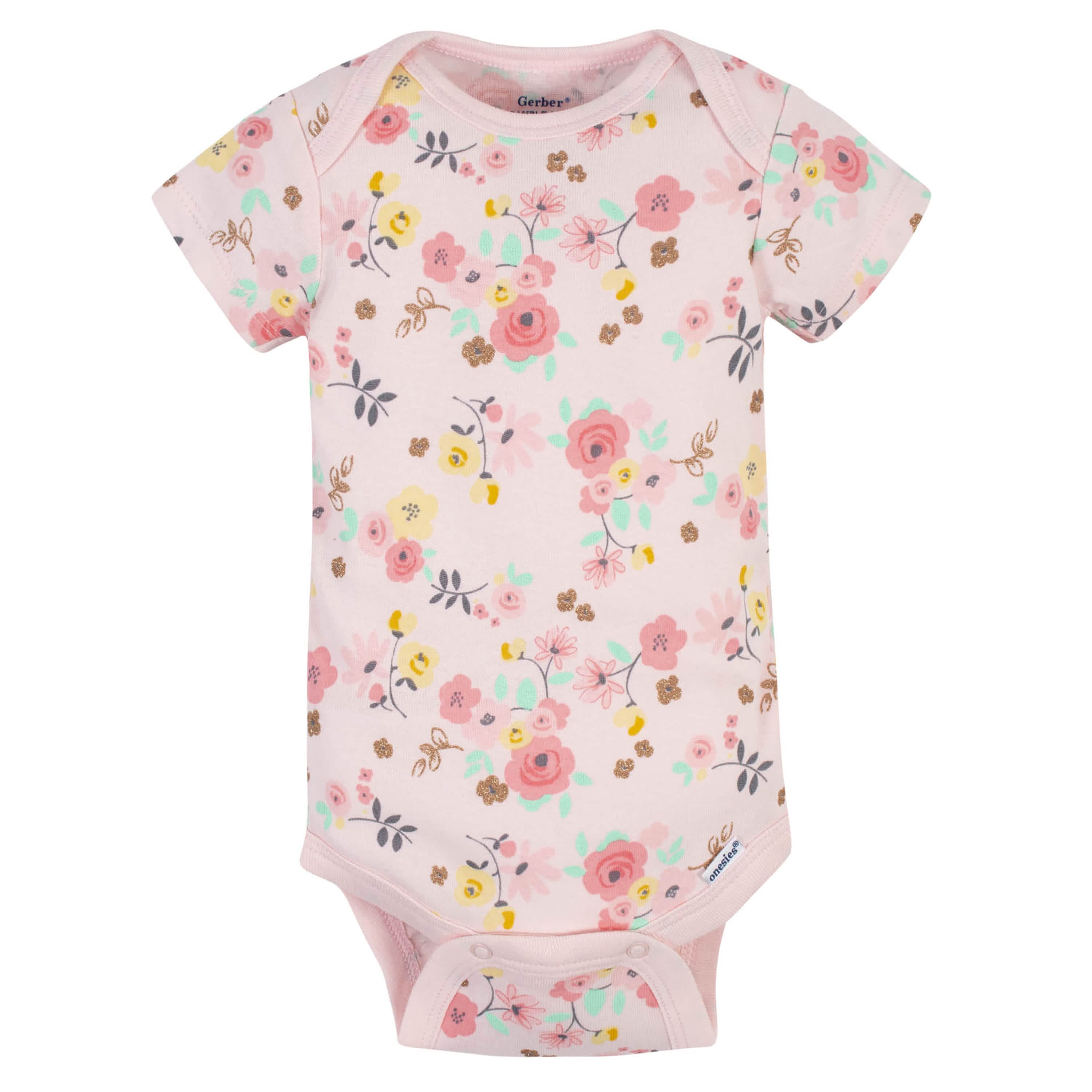 3 Pack Baby Girls Love You Onesies® Bodysuits - Soft Cotton Infant Bodysuits for Newborns & Toddlers - Perfect for Family Photos, Gifts & Everyday Wear