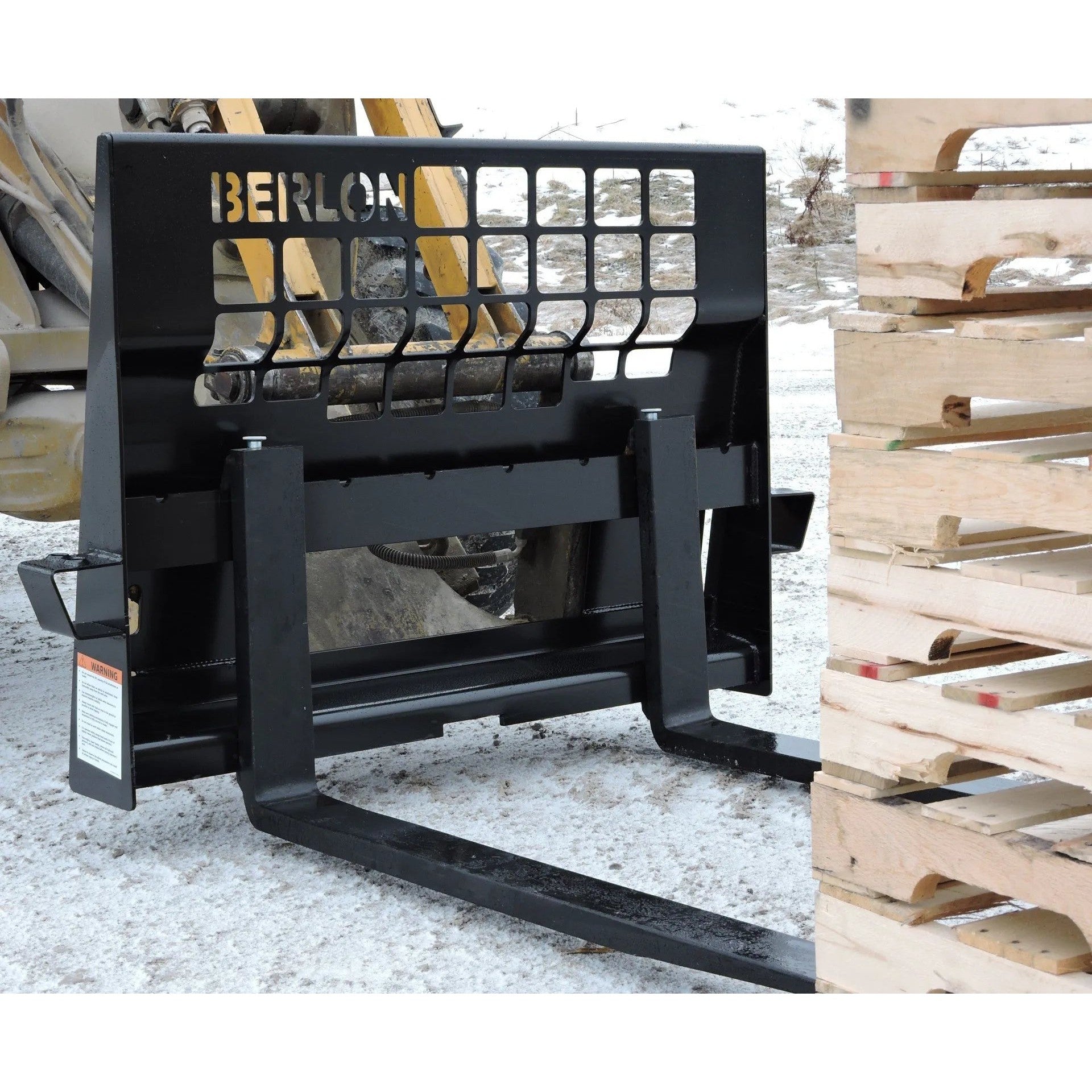 Heavy Duty Pallet Forks - Class III Berlon - Perfect for Warehouse, Construction & Material Handling Equipment