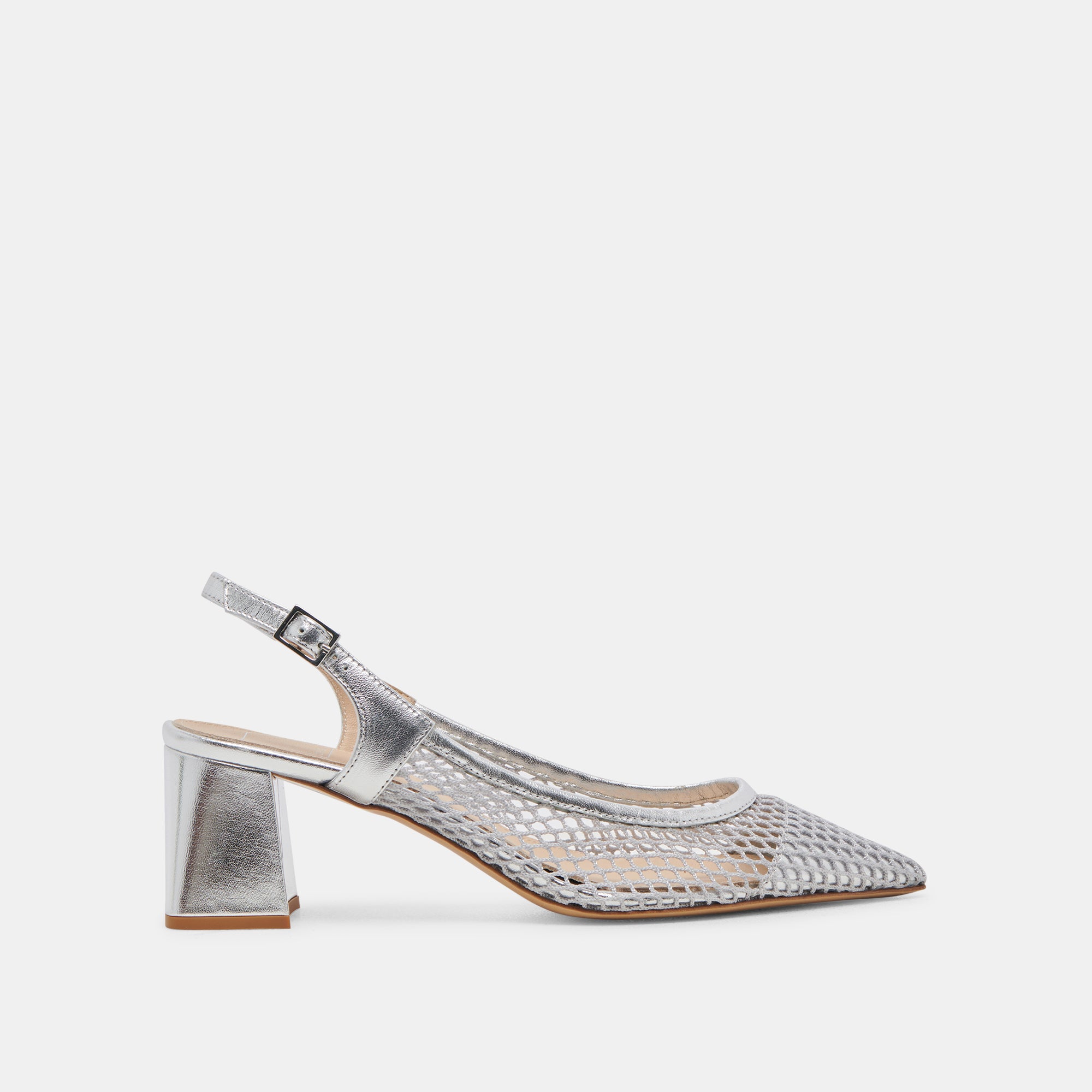 BLONDI Women's Silver Mesh High Heels - Elegant Party & Evening Dress Shoes for Weddings, Prom, and Special Occasions