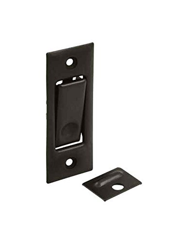 10-Pack Solid Brass Jamb Pocket Door Bolt with PVD Coating - Rust-Resistant Sliding Door Hardware for Bedrooms, Closets & Interior Spaces