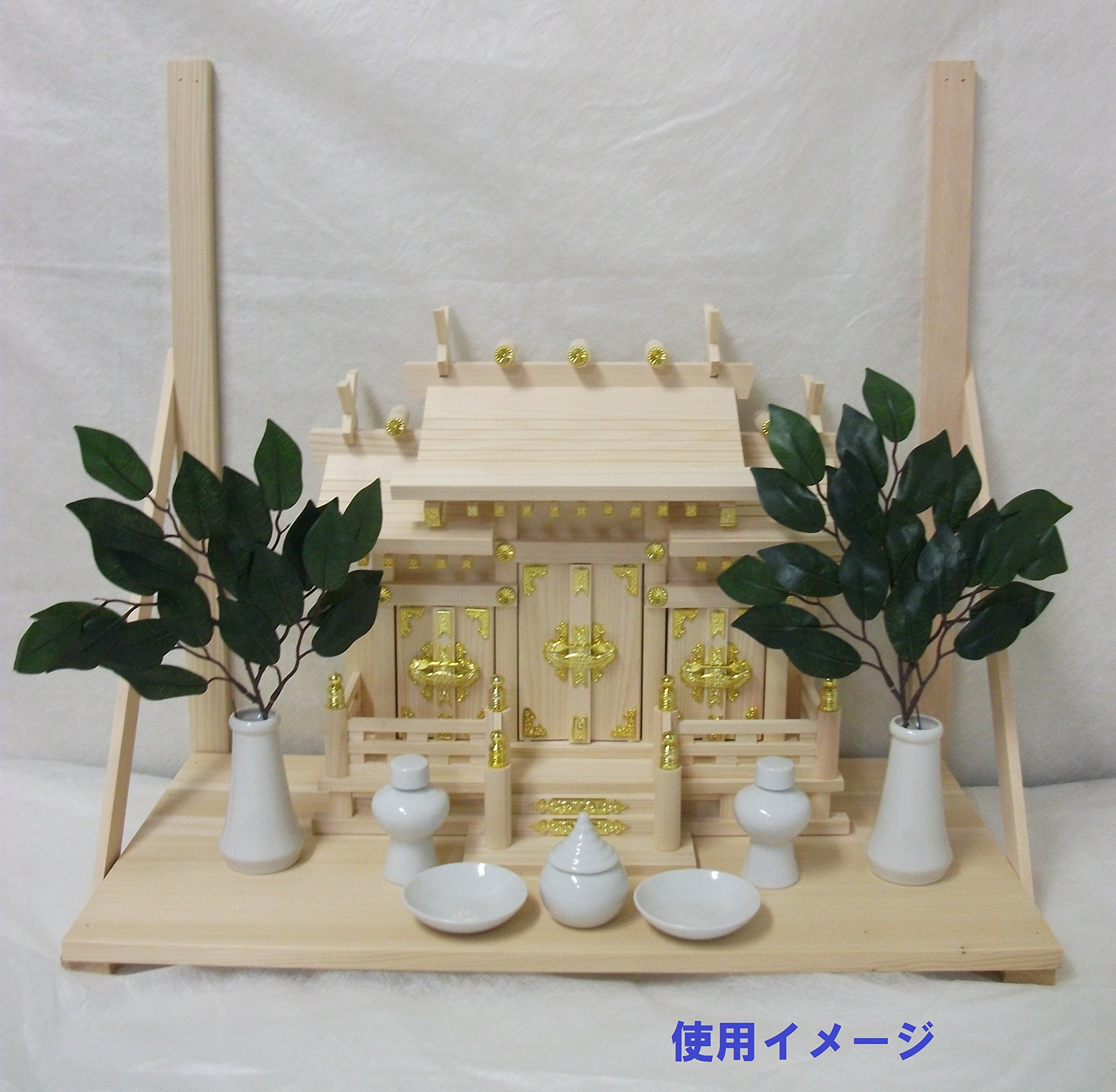 Masuda No0041 Small Shrine Shelf - Handcrafted Wooden Display Shelf for Home Altar, Feng Shui Decor, and Japanese Zen Style Decorations | Perfect for Home Shrines, Meditation Spaces, and Spiritual Decor