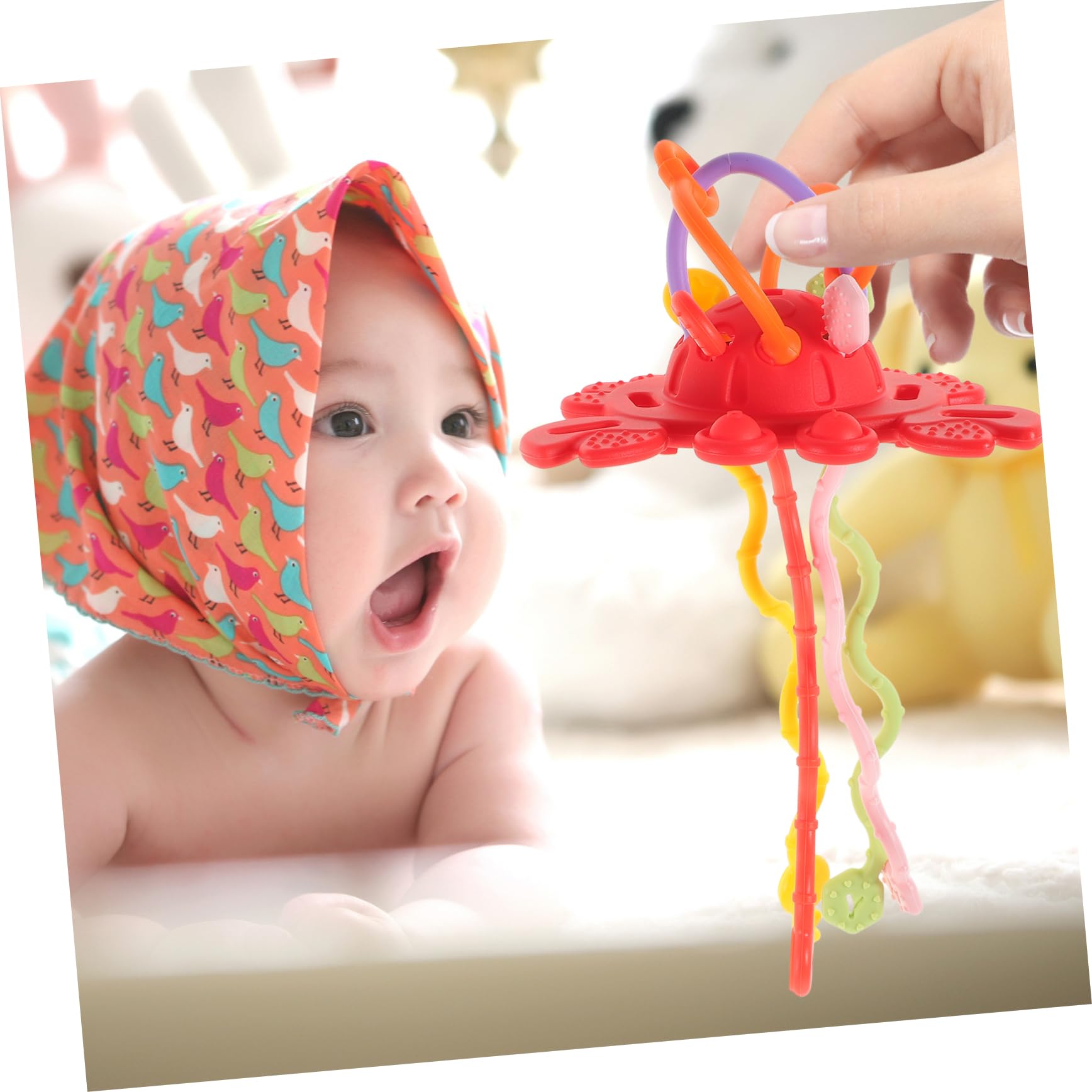 UPKOCH String Crab Pumping Travel Toy - Fun Sensory Fidget Toy for Kids, Stress Relief & Anxiety Reducer - Perfect for Car Rides, Airplane Travel & Classroom Focus