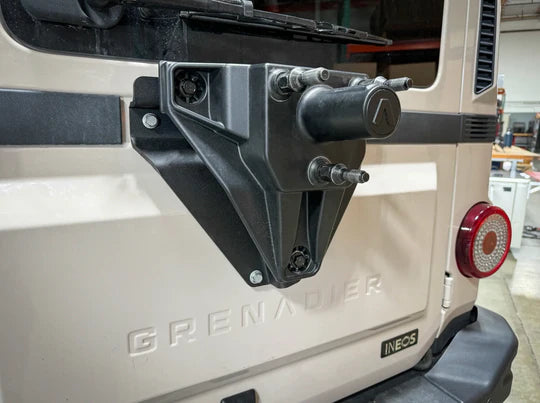 Grenadier Tire Relocation Bracket - Euro Style Off-Road Accessory for Jeep & 4x4 Vehicles | Perfect for Adventure & Overlanding
