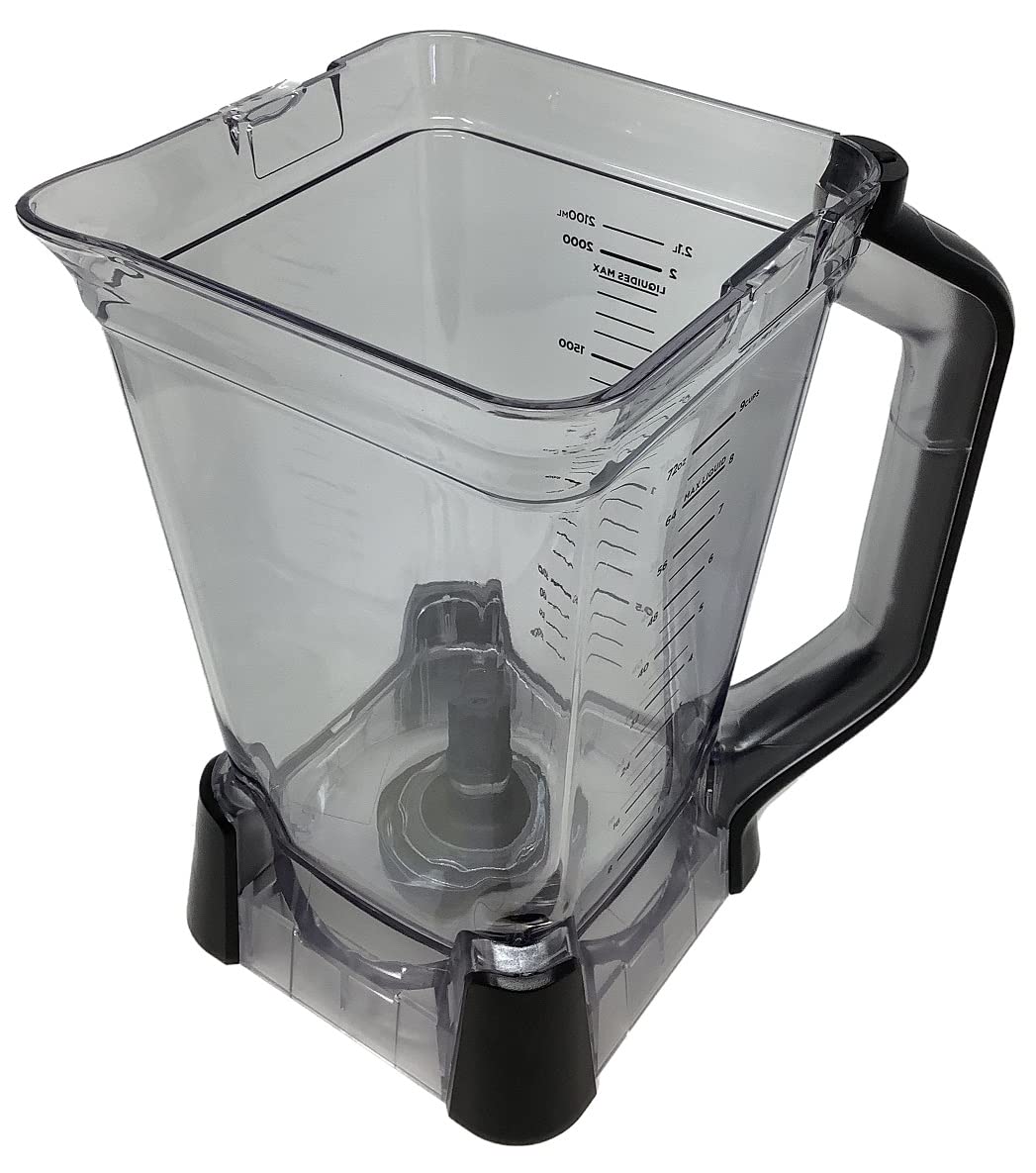 Ninja CT650 Smart Screen Blender Compatible 72 oz Pitcher (9 Cups) - Clear & Black - Perfect for Smoothies, Shakes, and Meal Prep