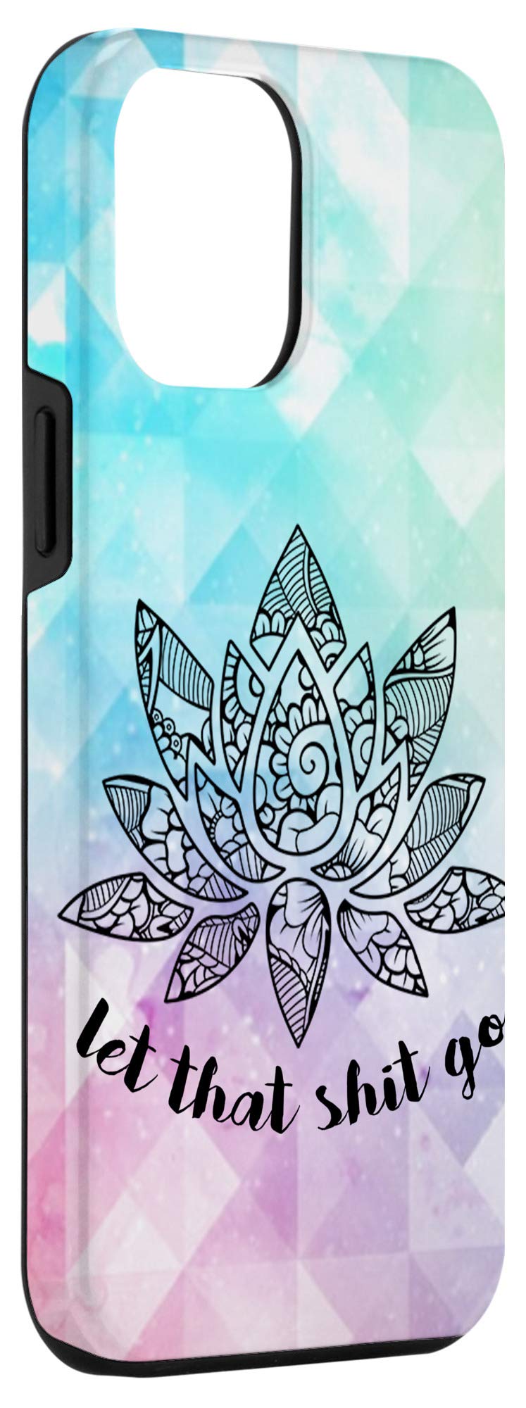 iPhone 12 Pro Max Case - Watercolor Lotus Flower Design - Perfect Gift for Yoga Lovers & Mindfulness Enthusiasts - Durable Phone Cover for Meditation, Yoga Practice & Daily Use