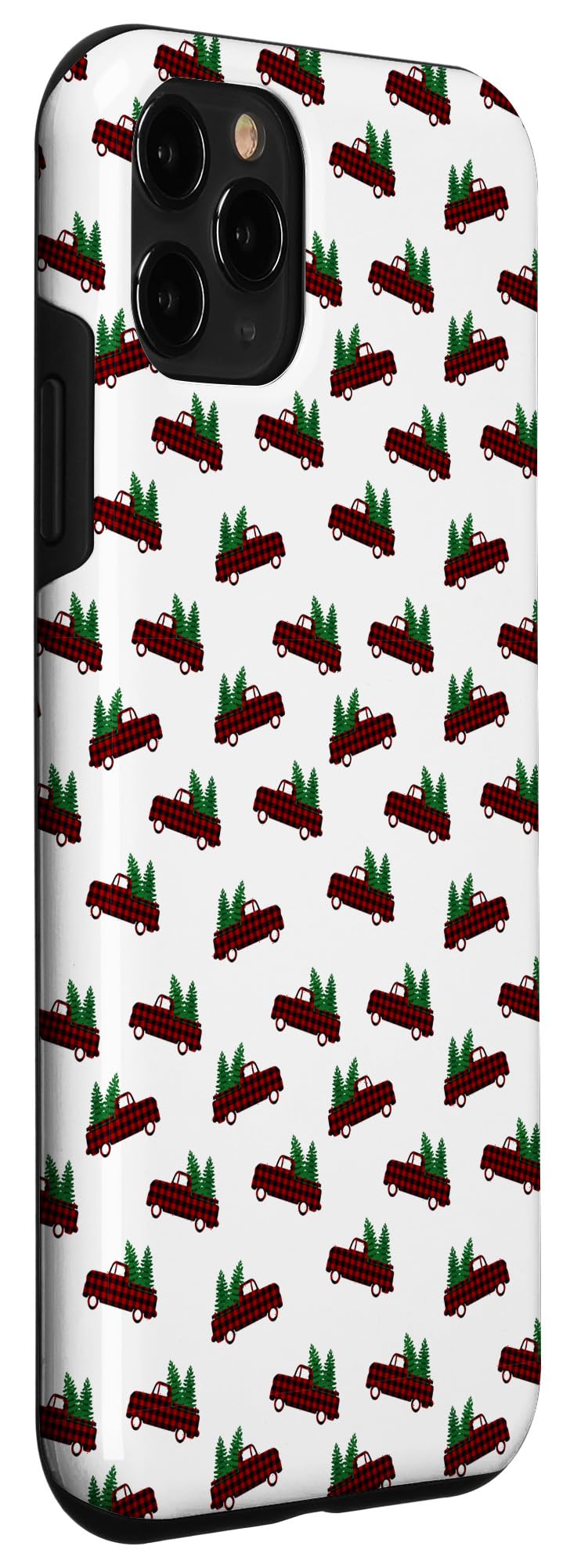 Vintage Truck Design iPhone 11 Pro Case - Christmas Holiday Gift, Tree Pattern Protective Phone Cover for Men & Women | Perfect for Winter Holidays, Family Gatherings & Festive Celebrations