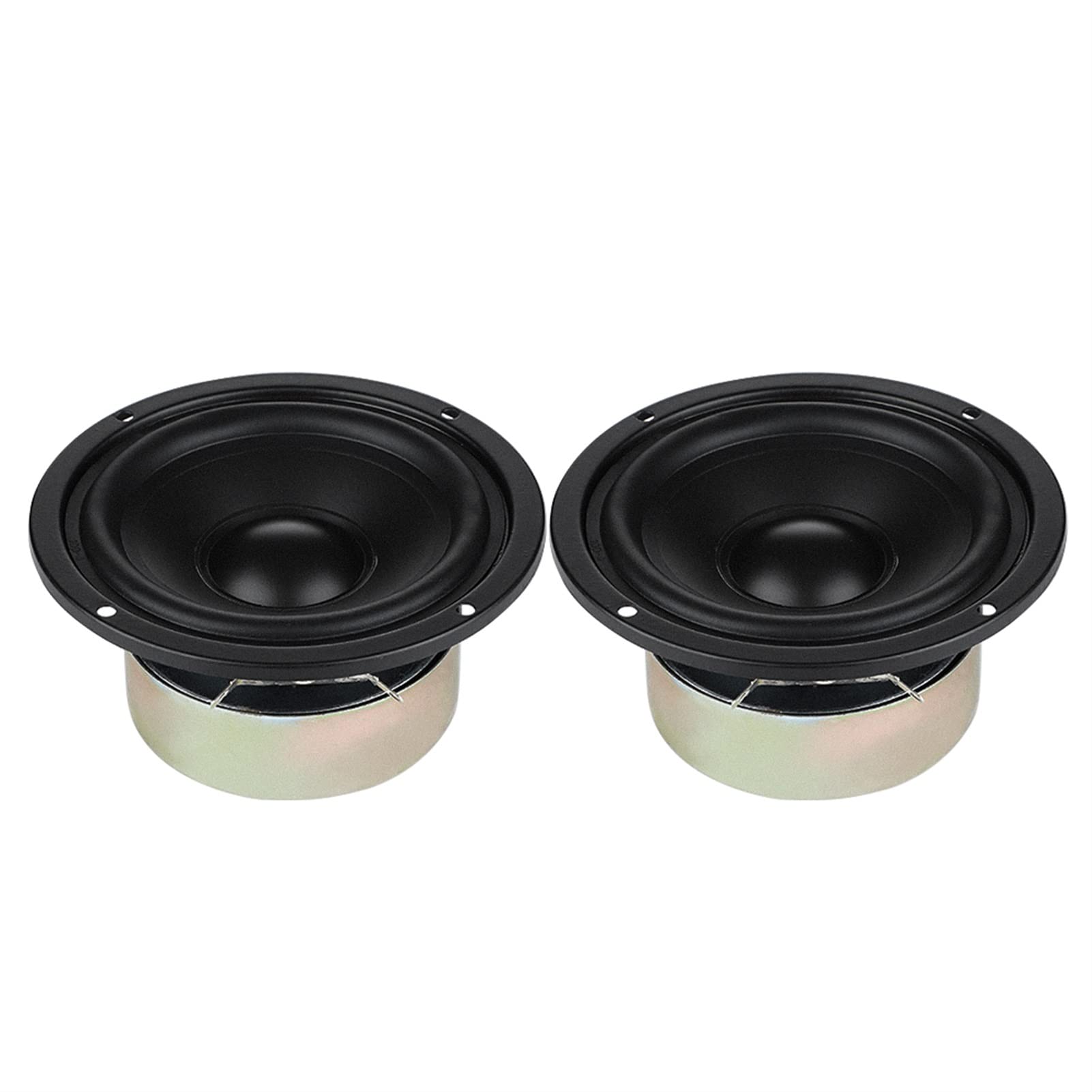 2Pcs 4 Inch Mid-Woofer Speakers 8 Ohm 30W High Power Long-Stroke - DIY Home Theater, HiFi Music, Bookshelf Speakers for Enhanced Audio Experience | Perfect for Home Audio, Car Audio & Studio Monitors