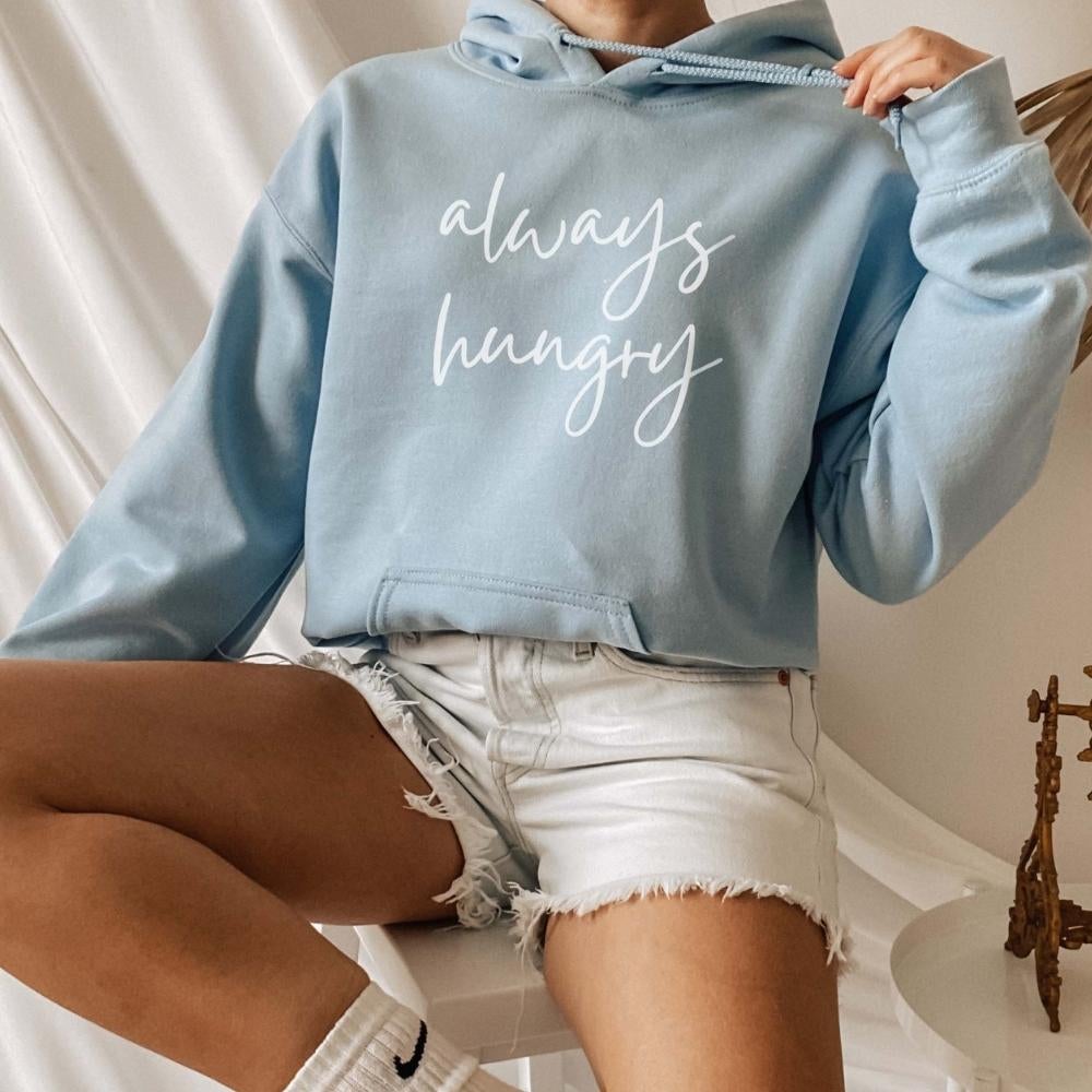 Always Hungry Hoodie - Cozy & Stylish Pullover Sweatshirt for Men & Women | Perfect for Casual Wear, Lounging & Outdoor Activities