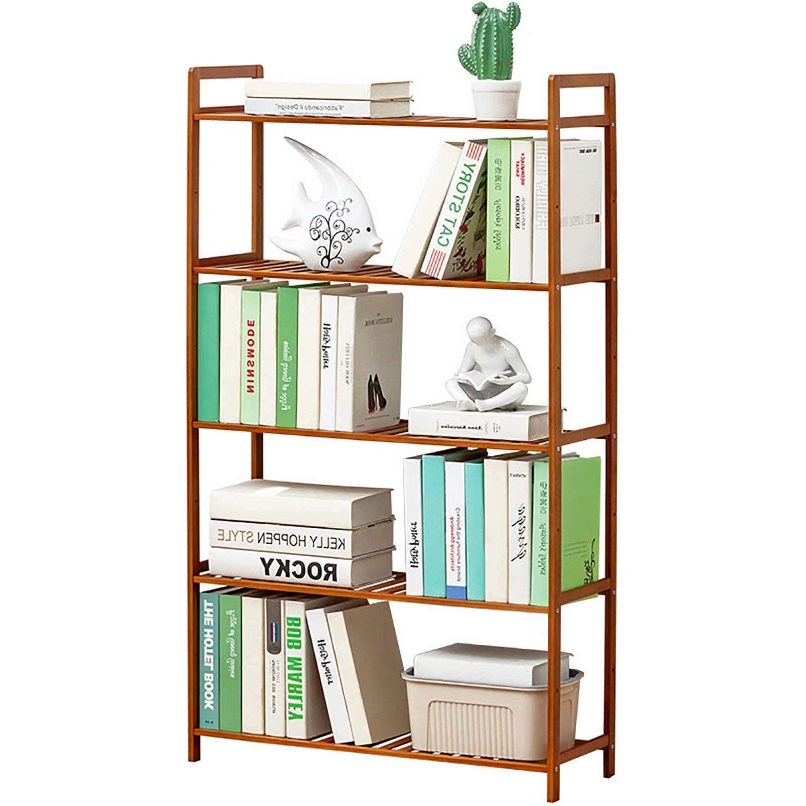 Modern CHENSQ Bookcases & Corner Bookshelves - Tall Floor-to-Ceiling Storage Shelves for Living Room, Home Office & Kids Room | Contemporary Display Shelving for Books & Decor