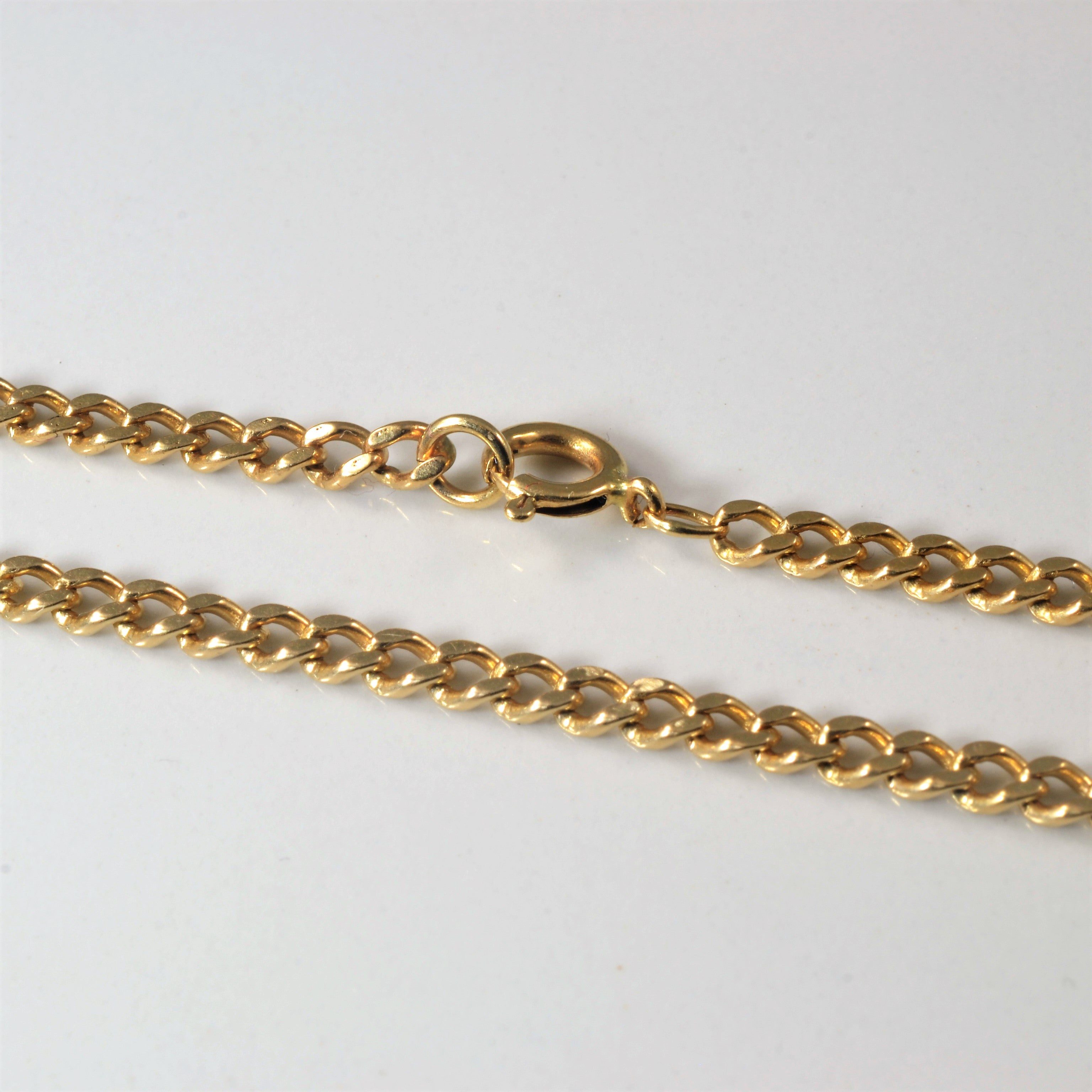 10K Yellow Gold Curb Chain Necklace 24 Inch - Classic Durable Jewelry for Men & Women - Perfect for Everyday Wear, Gifts & Special Occasions