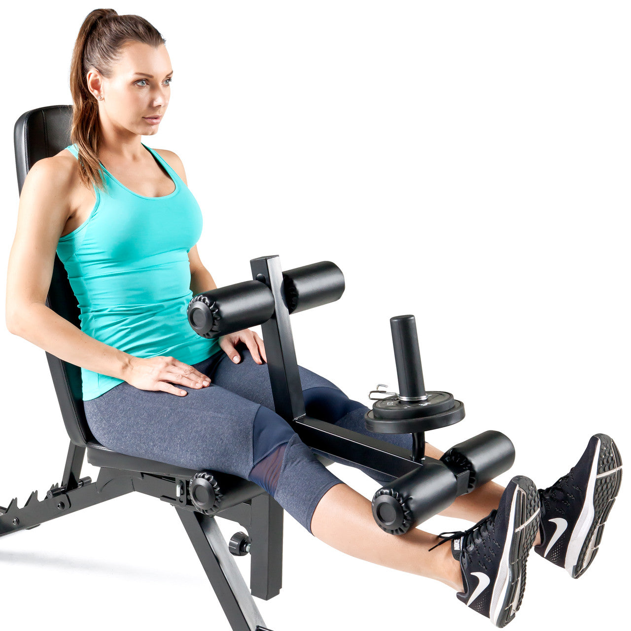 Marcy Deluxe Utility Weight Bench SB 350 - Adjustable Home Gym Equipment for Strength Training & Workouts - Perfect for Home Gym, Fitness Enthusiasts & Bodybuilding