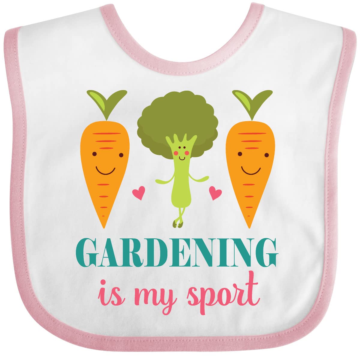 Inktastic Gardening Is My Sport Baby Bib - Cute Gardener Bib for Infants & Toddlers - Perfect for Feeding, Mealtime, and Outdoor Play