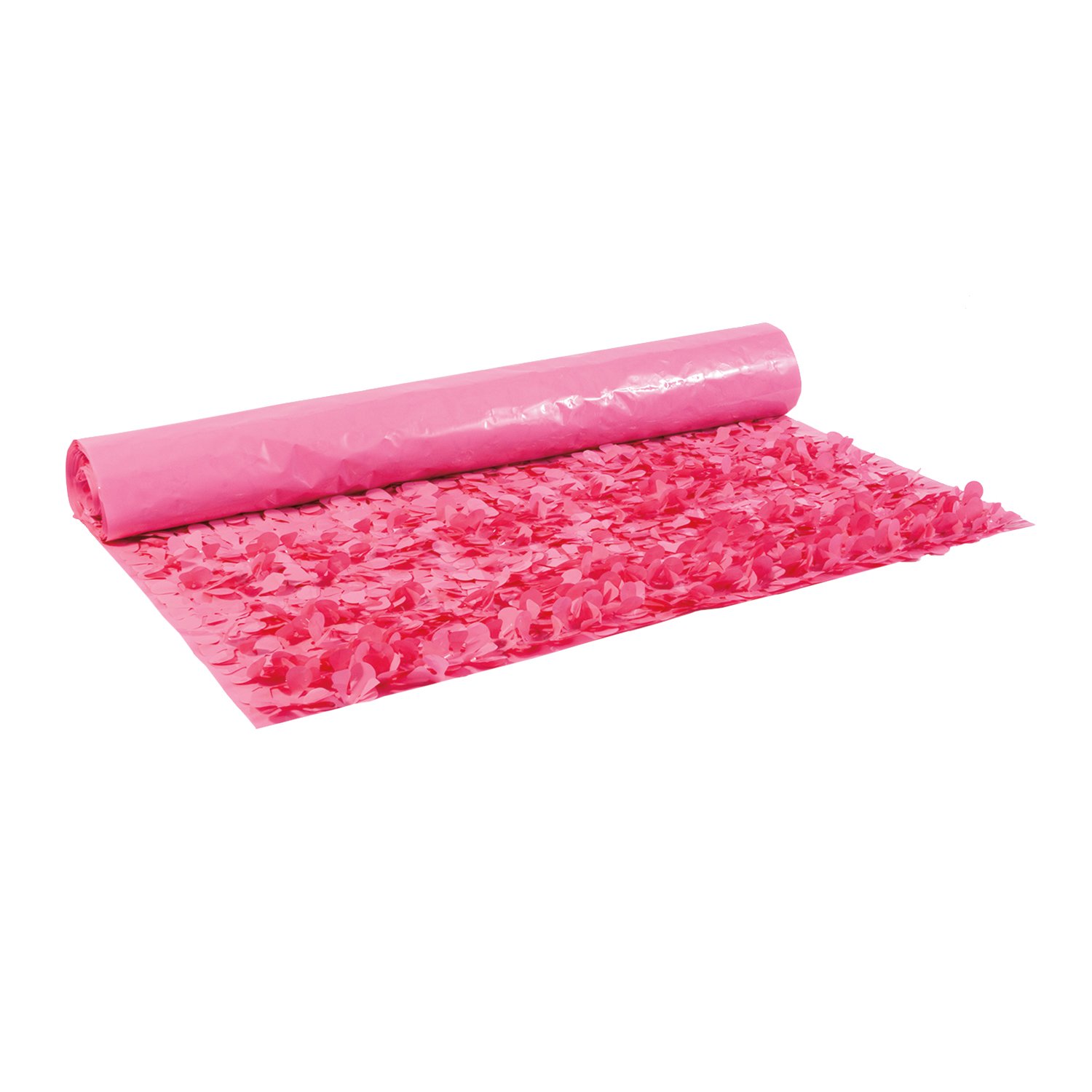 CC Home Furnishings 15-Foot Cerise Pink Floral Party Streamers - Elegant Contemporary Decor for Weddings, Baby Showers & Birthday Celebrations