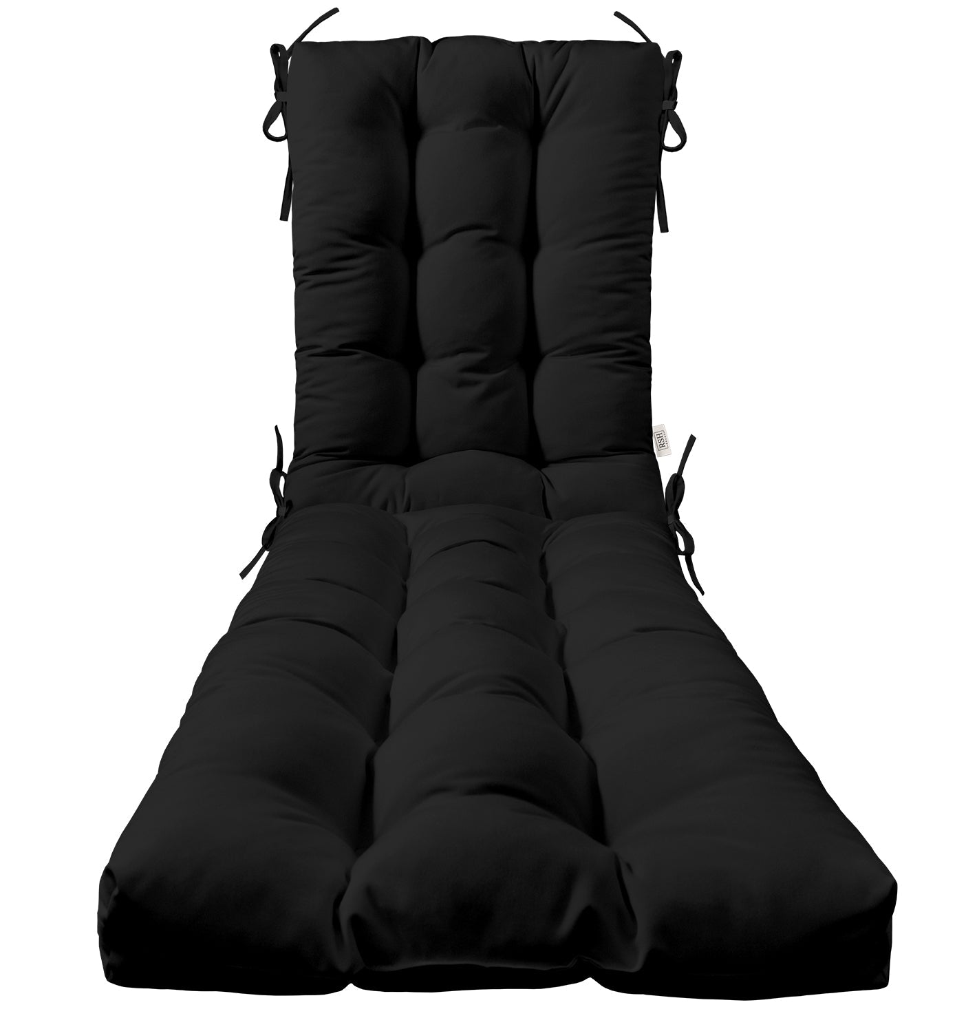Sunbrella Canvas Tufted Chaise Lounge Chair Cushion - Waterproof & Fade-Resistant Outdoor Furniture Cushion for Patio, Poolside & Garden Relaxation